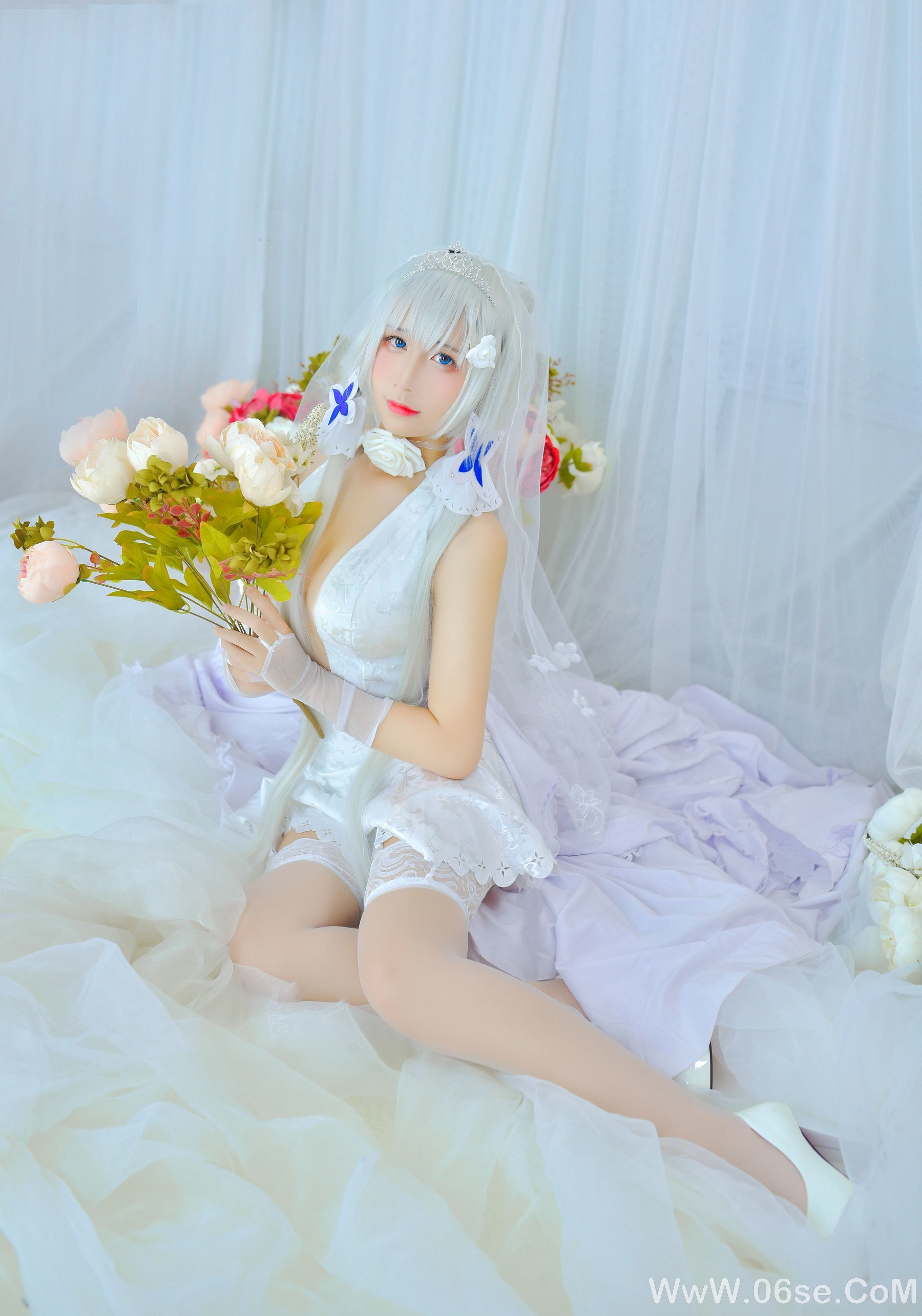 图片[10]-动漫博主九曲Jean 婚纱[22P]-六色网