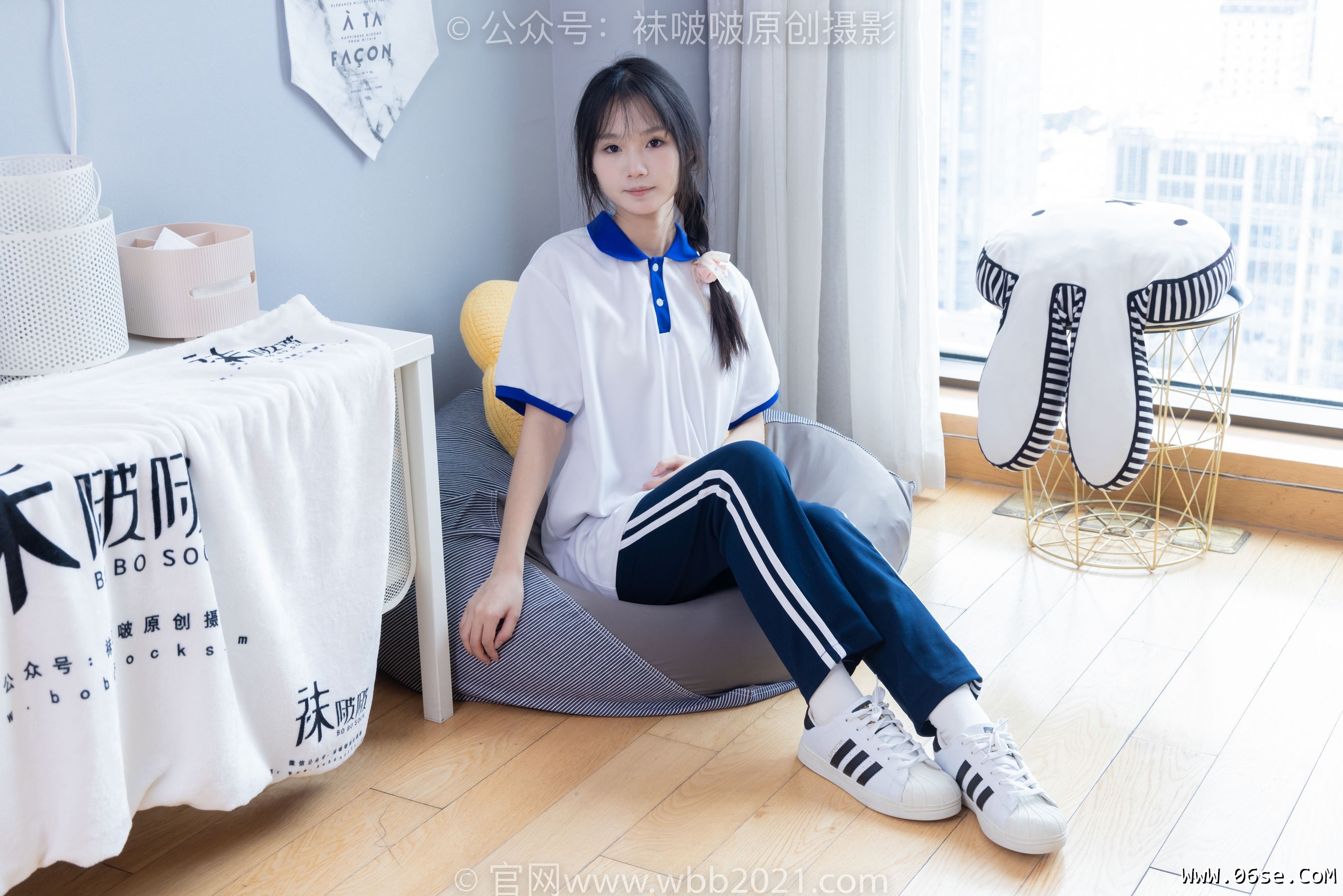图片[73]-BoBoSocks袜啵啵 No.366 甜甜圈 -三双板鞋、白棉袜、短白丝[150P]-六色网