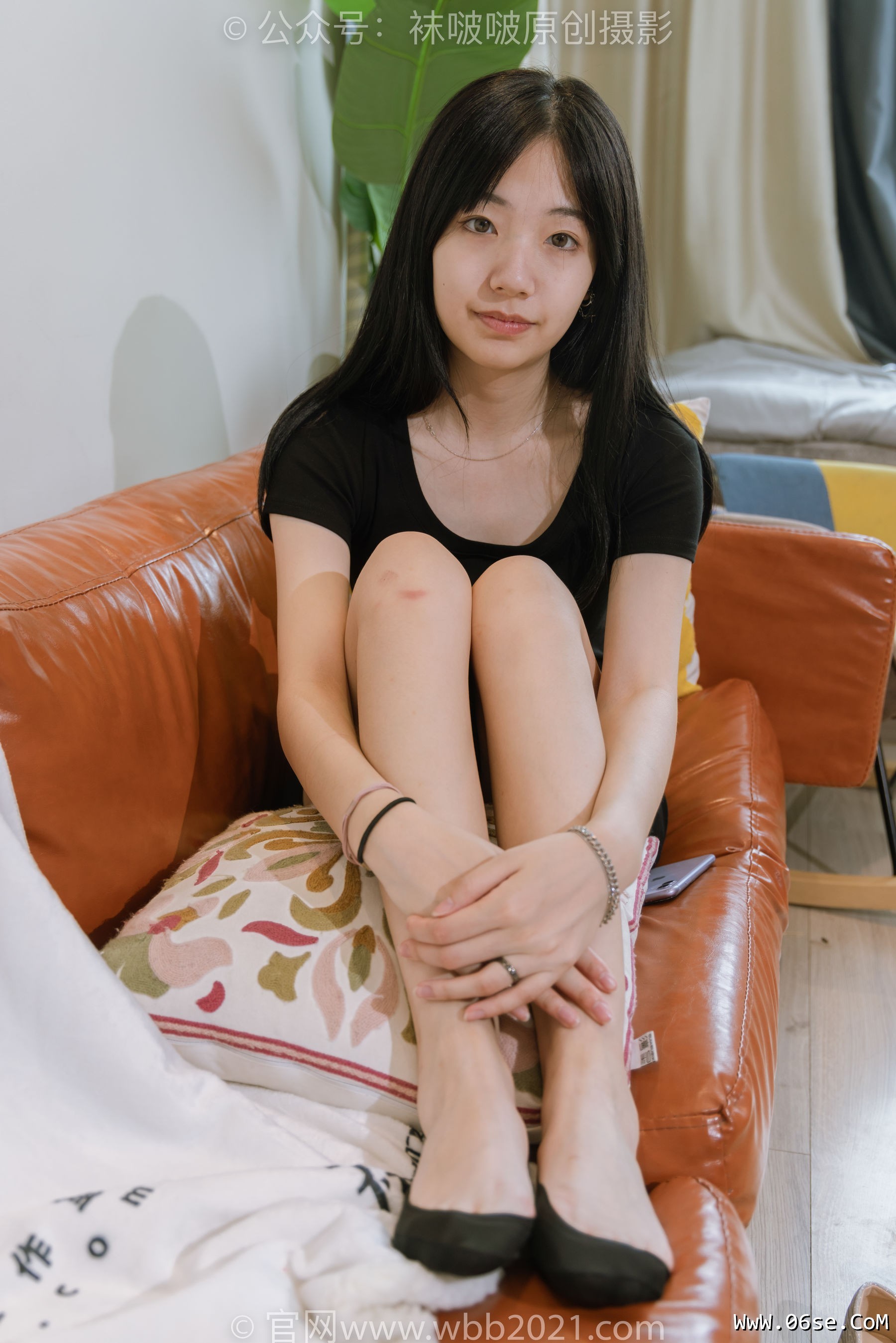 图片[56]-BoBoSocks袜啵啵 No.363 小甜豆 -两双平底鞋、黑色船袜、裸足[140P]-六色网