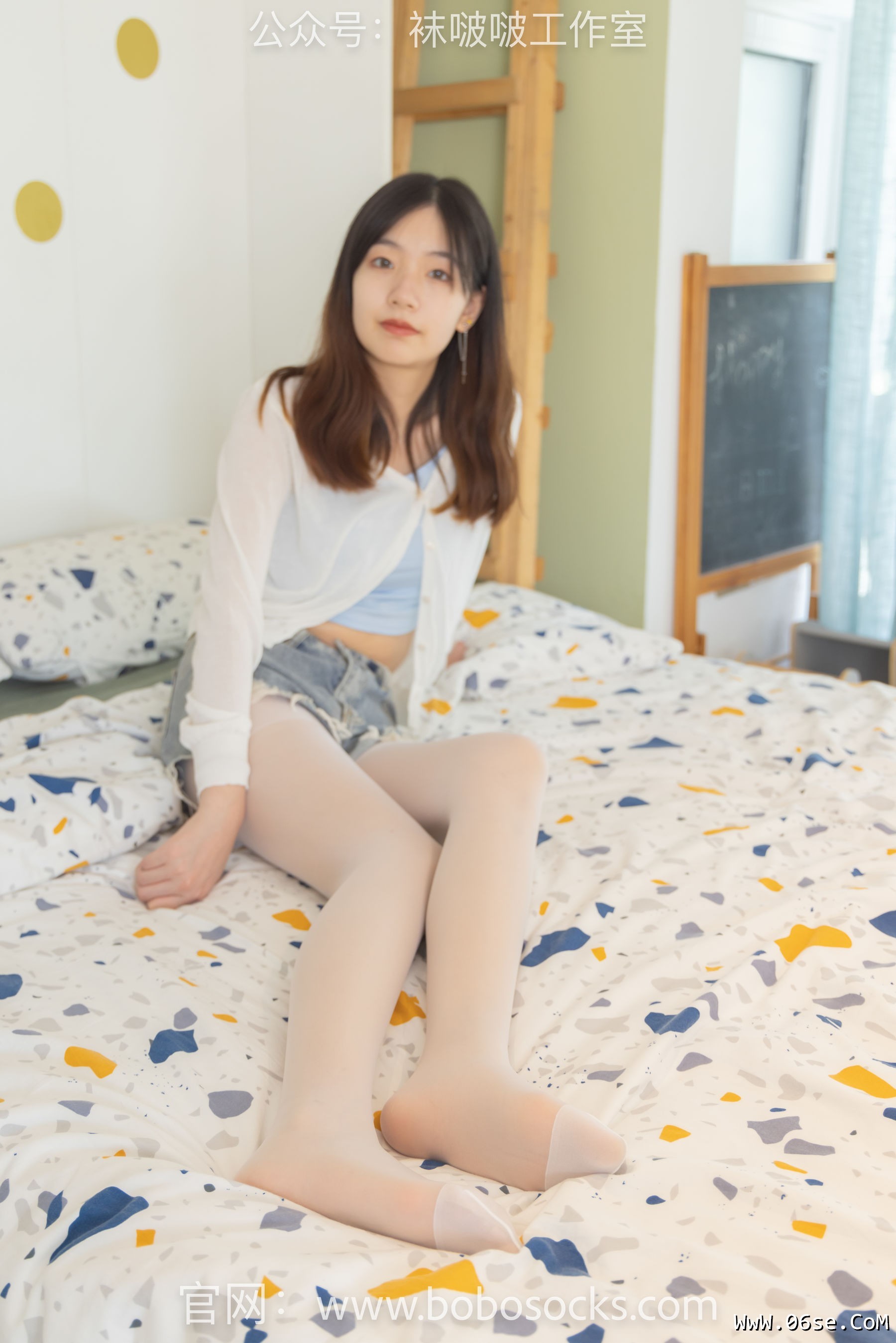 图片[62]-BoBoSocks袜啵啵 No.102 小甜豆-板鞋、白丝[140P]-六色网