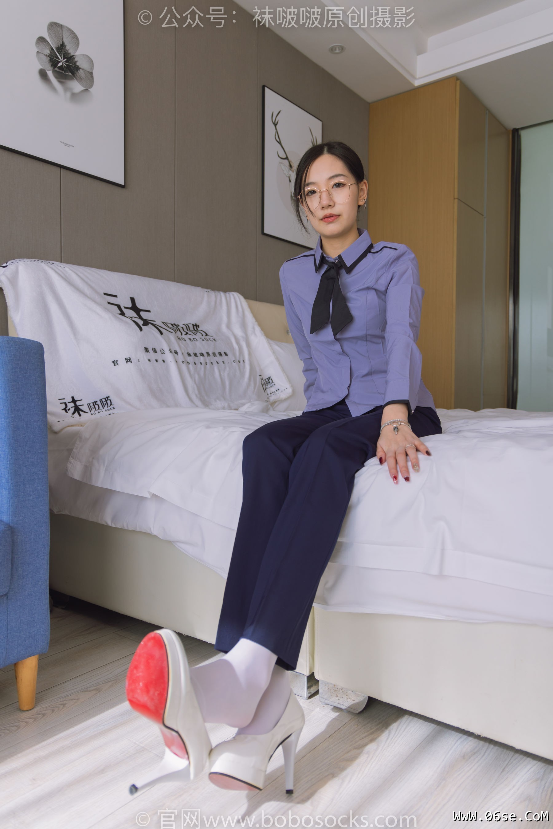 图片[81]-BoBoSocks袜啵啵 No.178 小甜豆-高跟鞋、厚白丝、ol风裤里丝[140P]-六色网