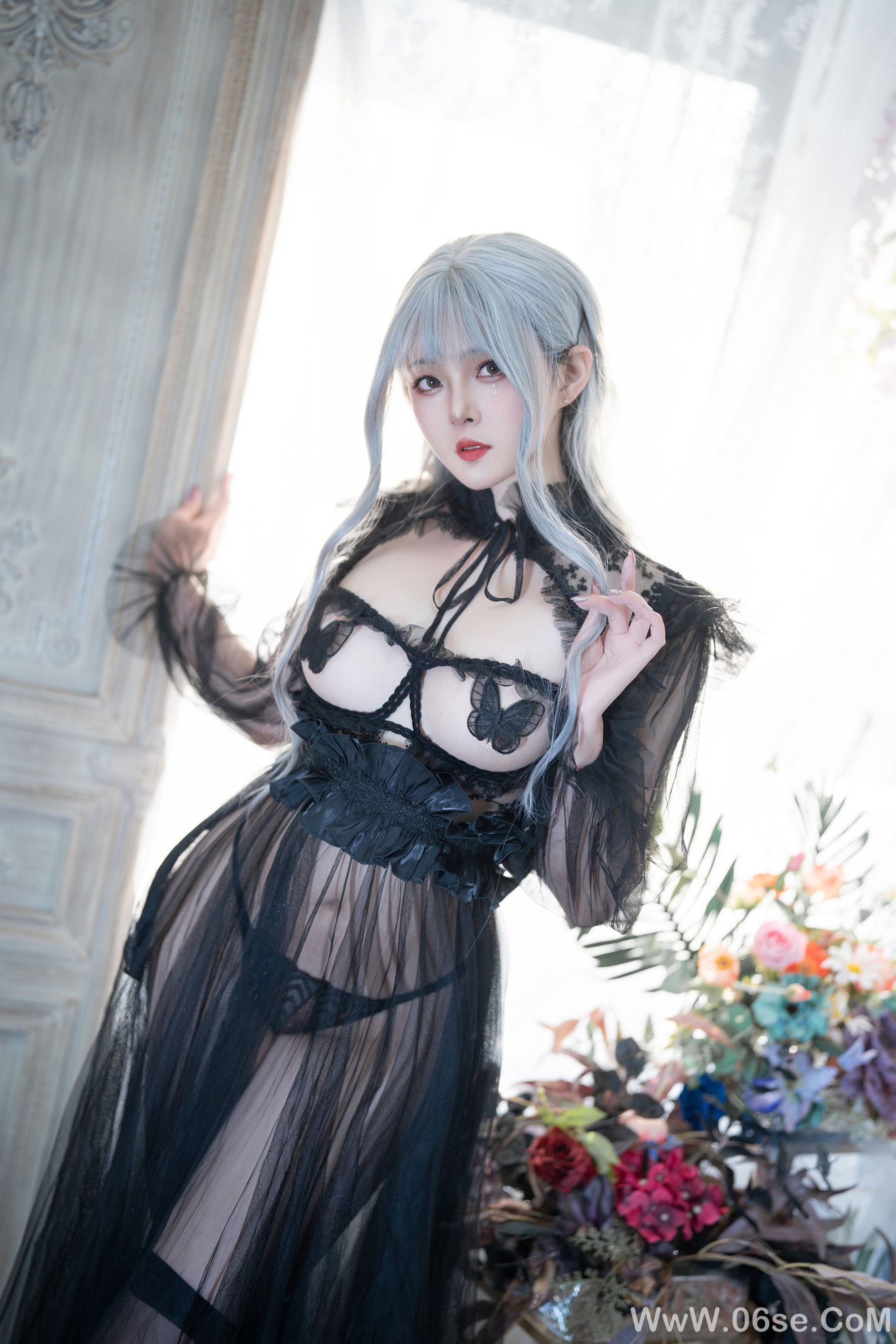 图片[9]-Natsuko夏夏子 – 黑蝴蝶[62P]-六色网