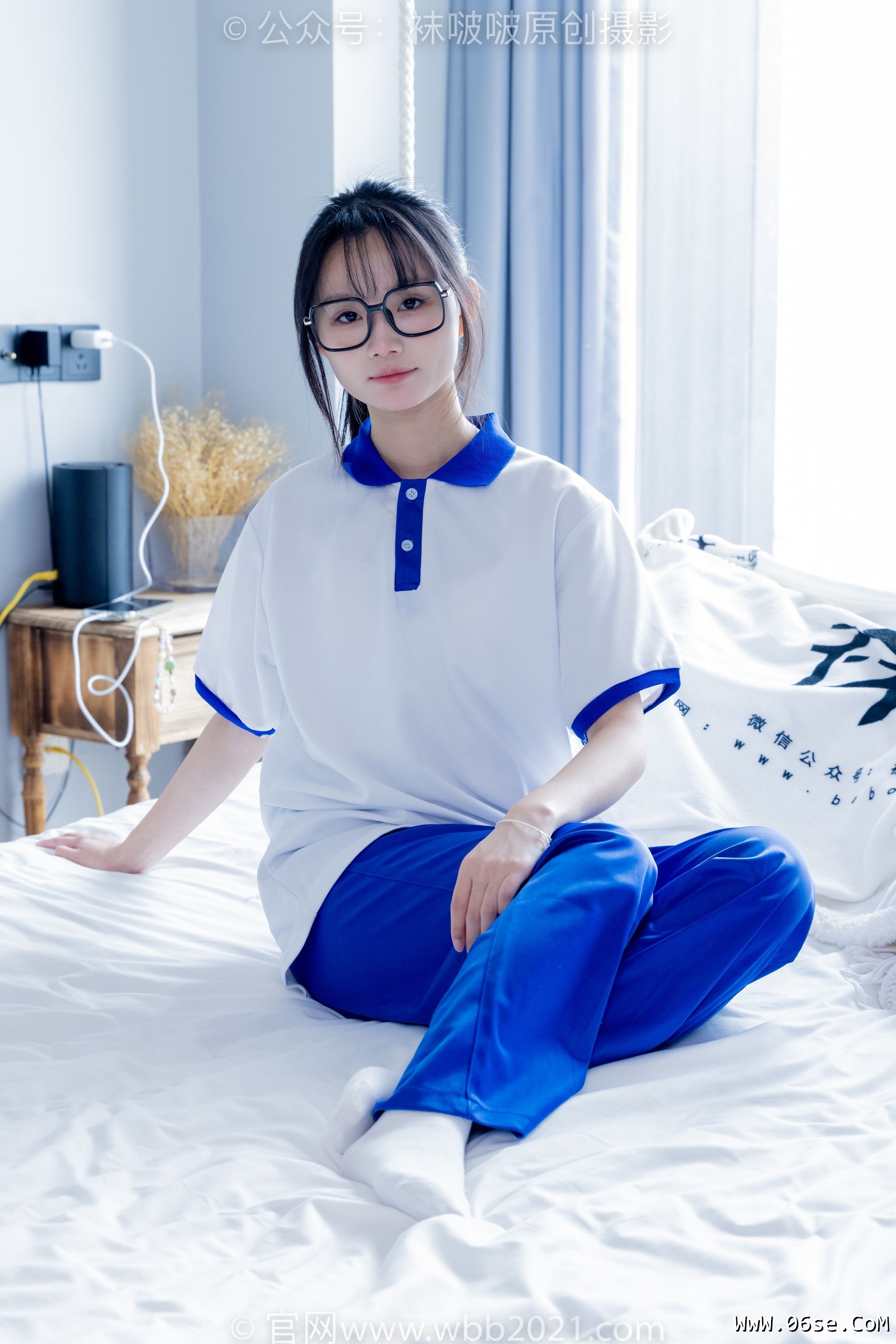 图片[150]-BoBoSocks袜啵啵 No.351 甜甜圈 -板鞋、白棉袜、肉丝、校服裤里丝[150P]-六色网