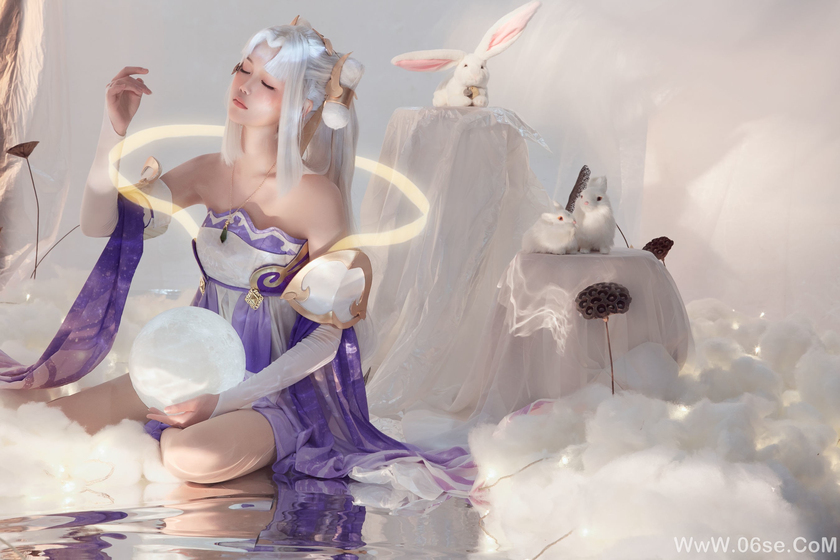 图片[19]-人气coser戚顾儿MIKI 王者荣耀 嫦娥[22P]-六色网