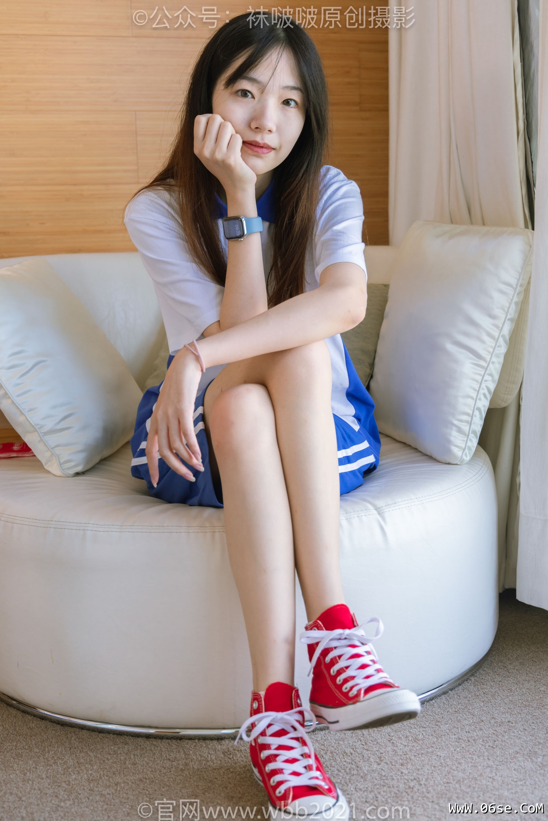 图片[76]-BoBoSocks袜啵啵 No.336 小甜豆 -校服、帆布鞋、白棉袜、裸足[140P]-六色网