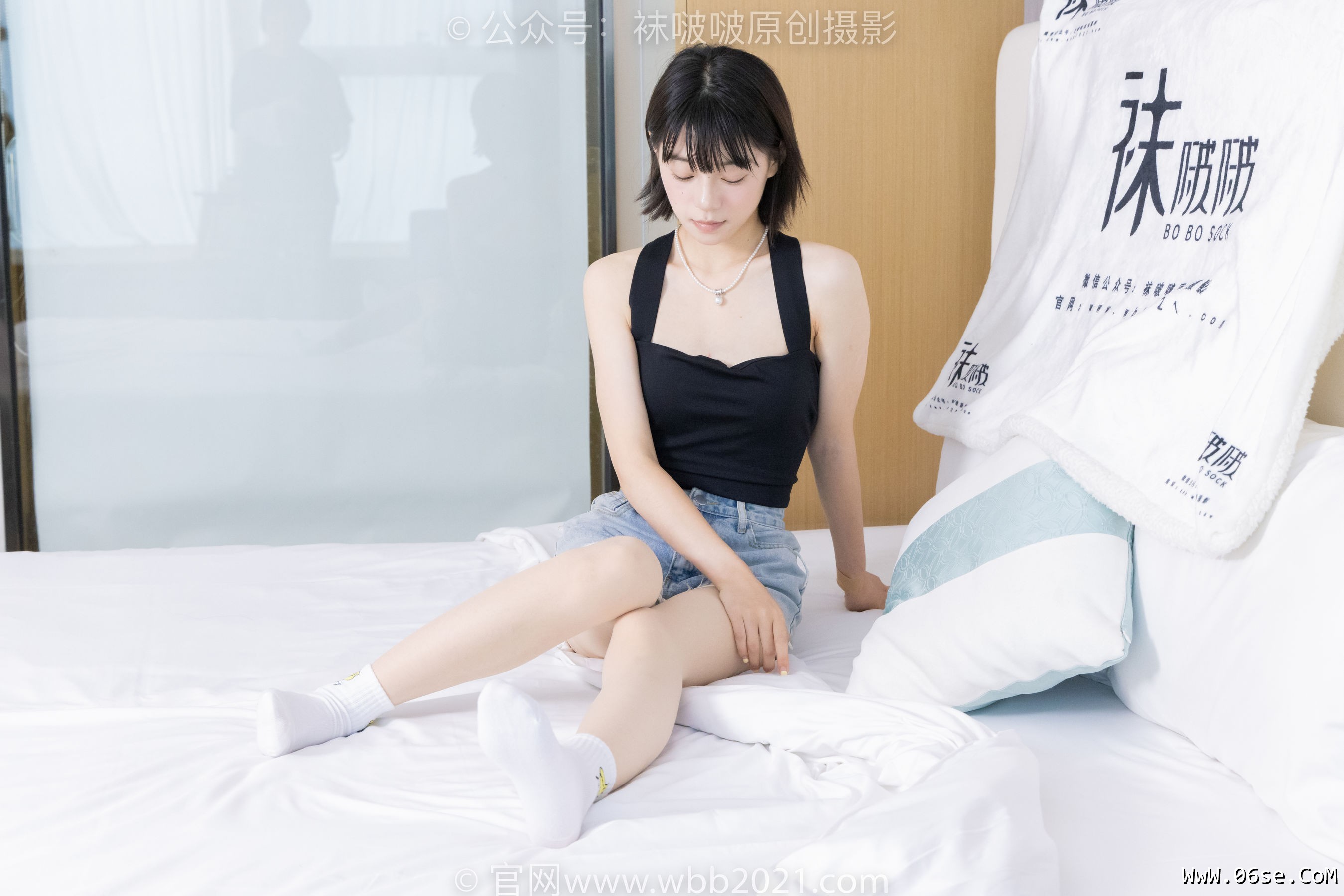 图片[135]-BoBoSocks袜啵啵 No.422 糯米 -长靴、白棉袜、肉丝[140P]-六色网