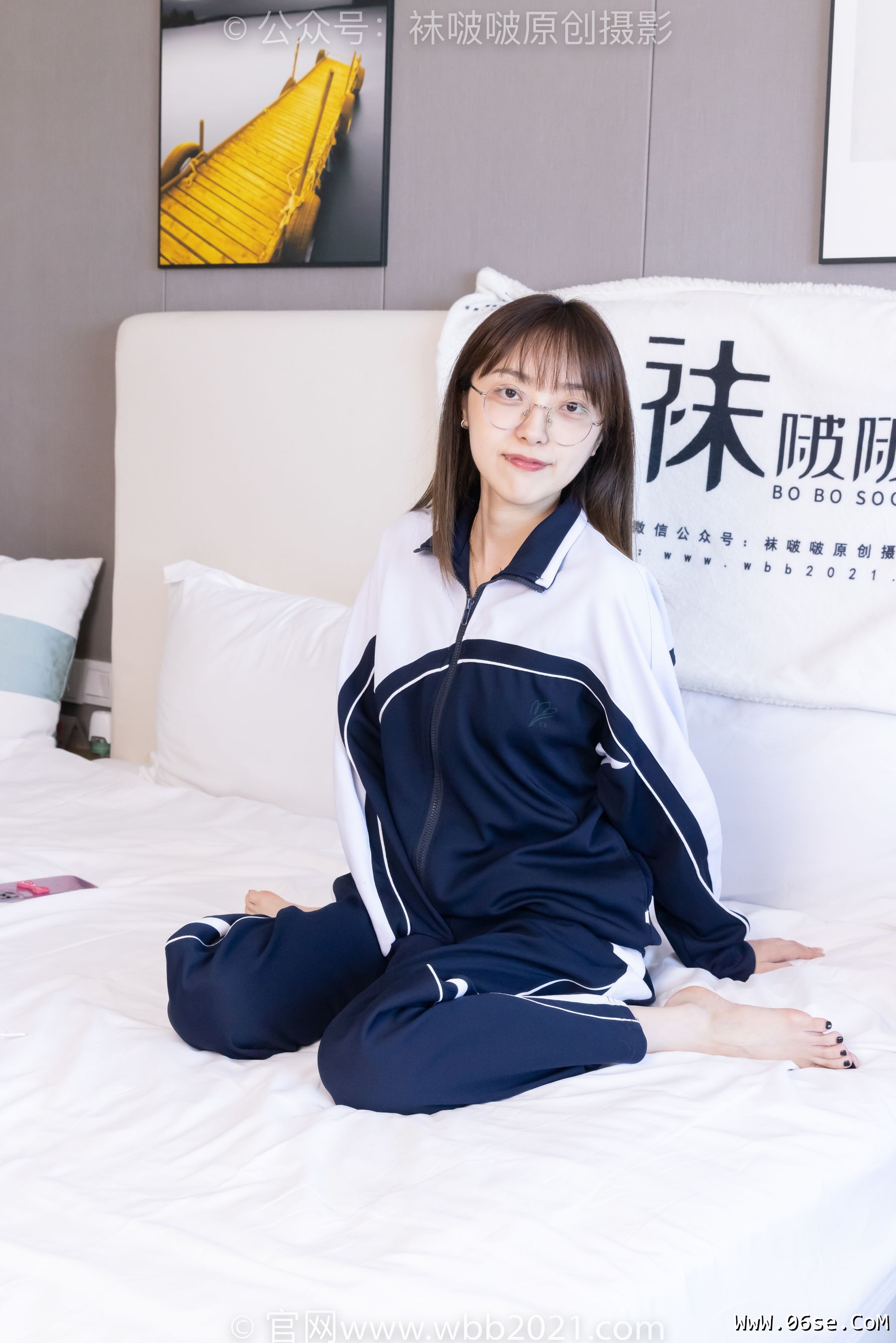 图片[112]-BoBoSocks袜啵啵 No.398 稚予 -板鞋、白船袜、裸足、裸足[150P]-六色网