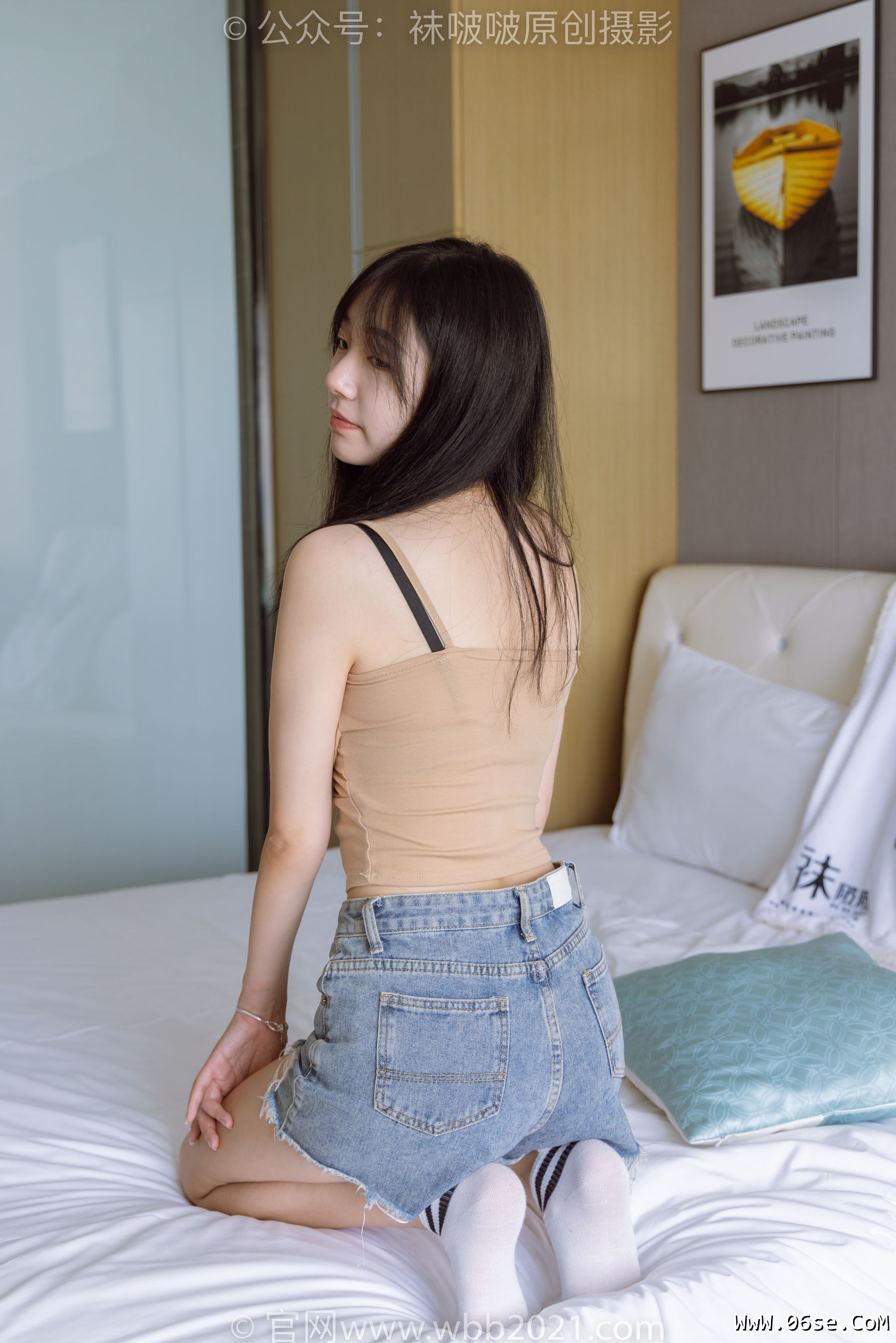 图片[22]-BoBoSocks袜啵啵 No.441 小甜豆 -高跟长靴、白棉袜、裸足[179P]-六色网