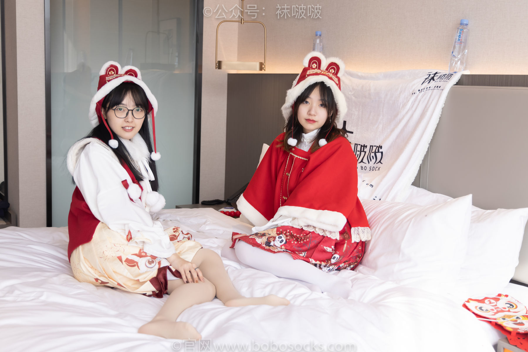 图片[126]-BoBoSocks袜啵啵 No.054 小甜豆与稚予-给大家拜年啦[139P]-六色网