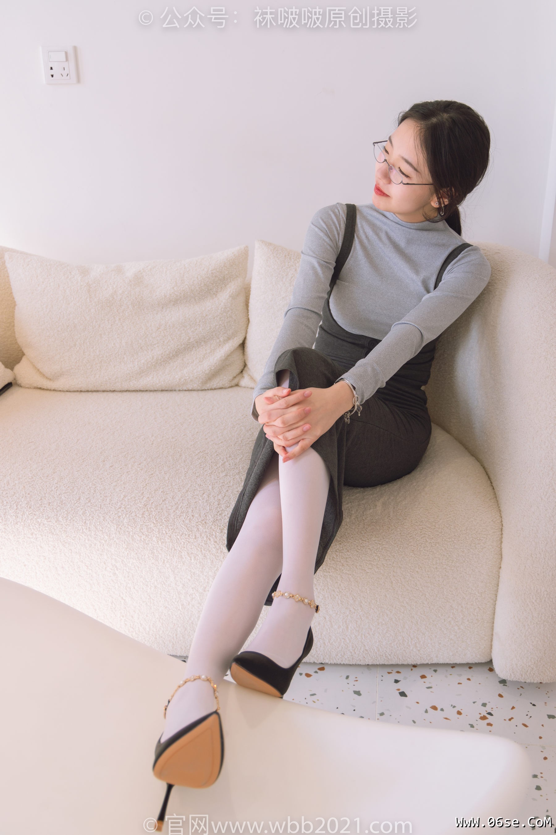 图片[86]-BoBoSocks袜啵啵 No.242 小甜豆-高跟鞋、厚白丝[140P]-六色网