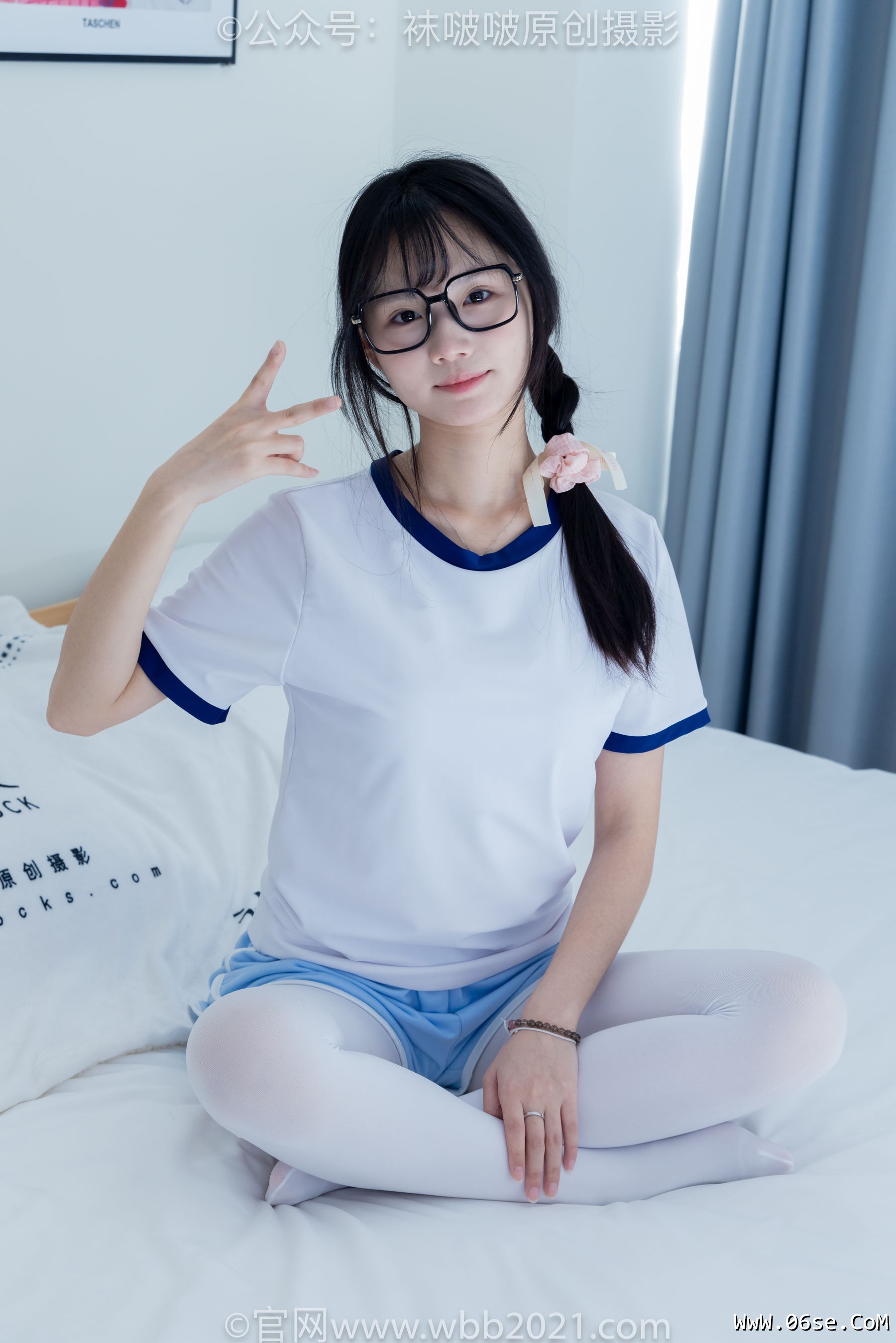 图片[127]-BoBoSocks袜啵啵 No.325 甜甜圈 -皮鞋、厚白丝[145P]-六色网