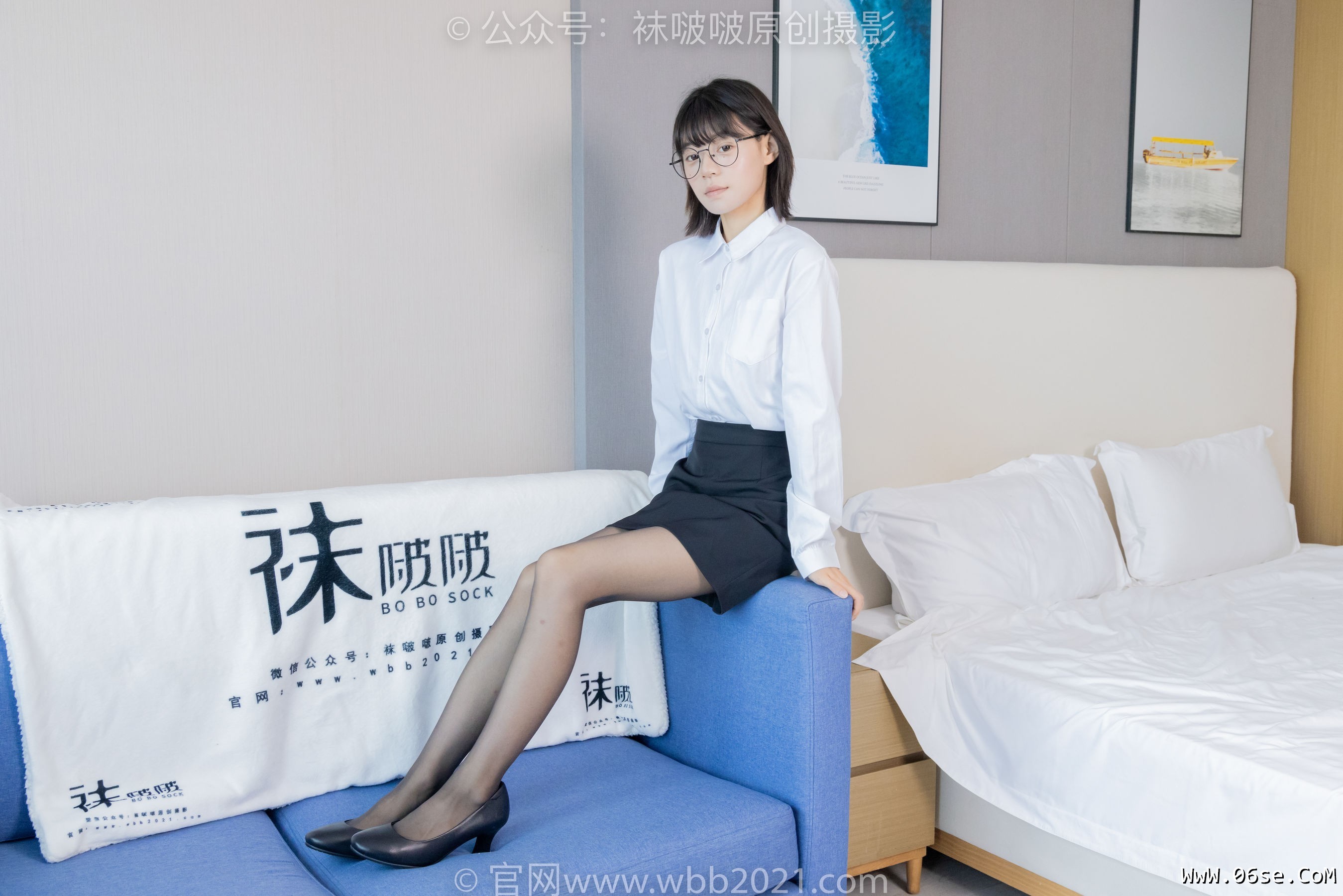 图片[71]-BoBoSocks袜啵啵 No.436 糯米 -OL制服、两双平底鞋、薄黑丝、厚肉丝[150P]-六色网
