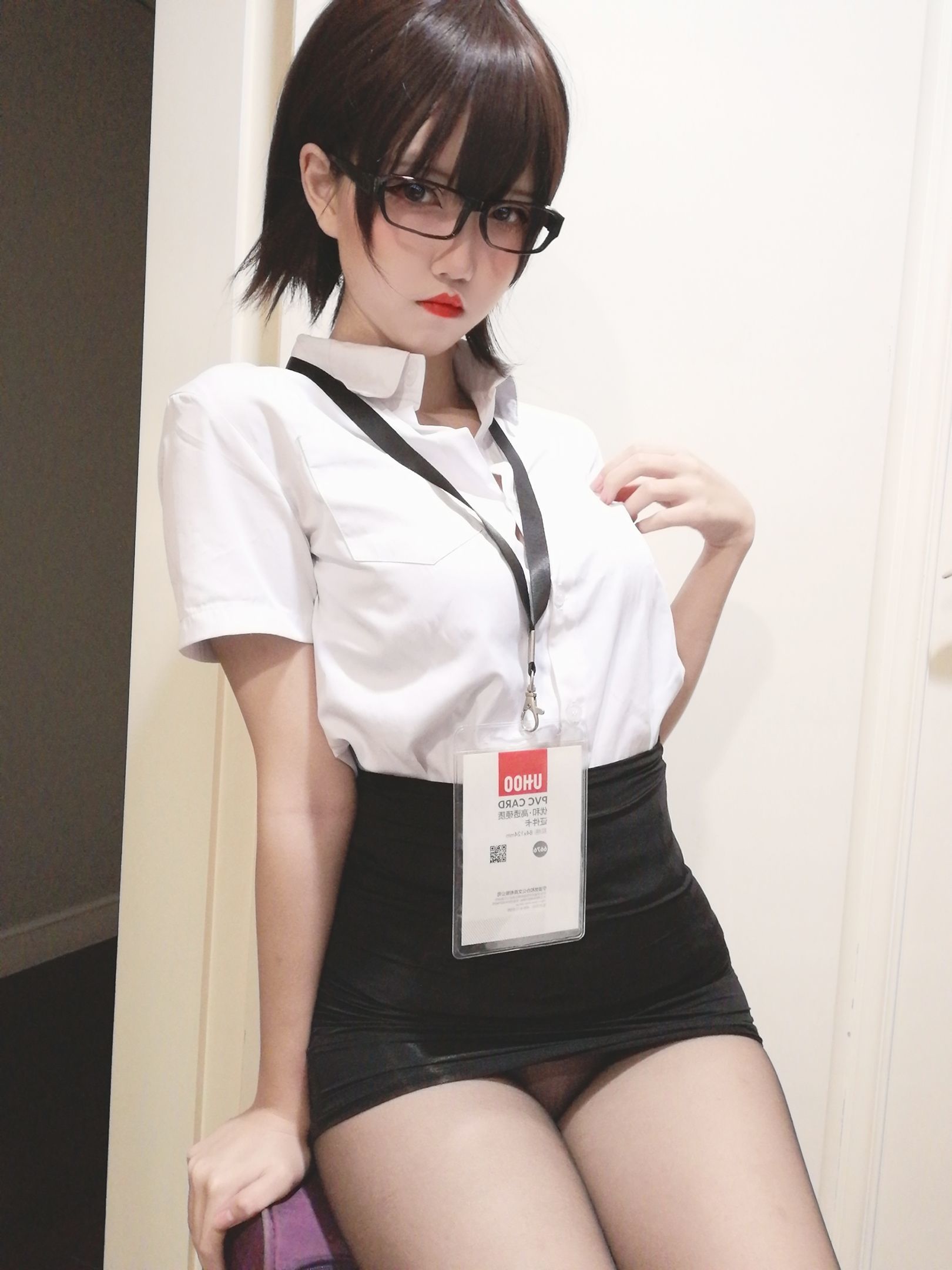 图片[9]-鬼马少女阿薰kaOri 黑丝OL[39P]-六色网