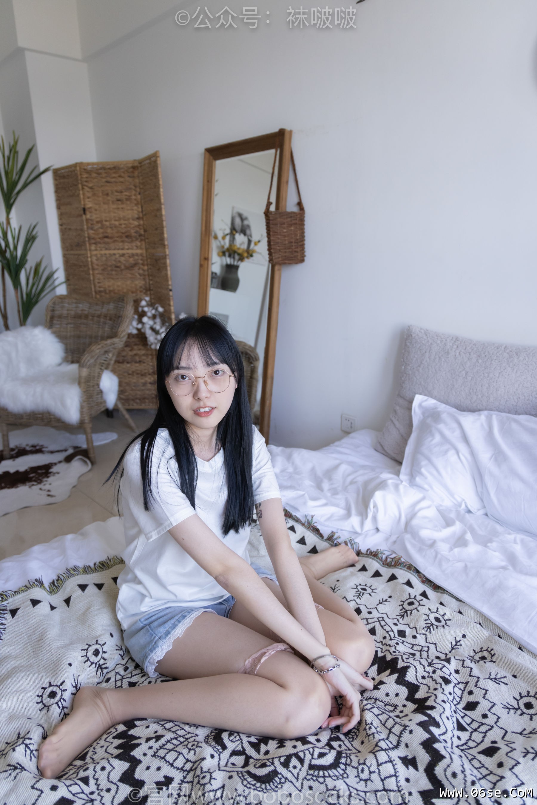 图片[95]-BoBoSocks袜啵啵 No.086 稚予-平底鞋、过膝肉丝[130P]-六色网