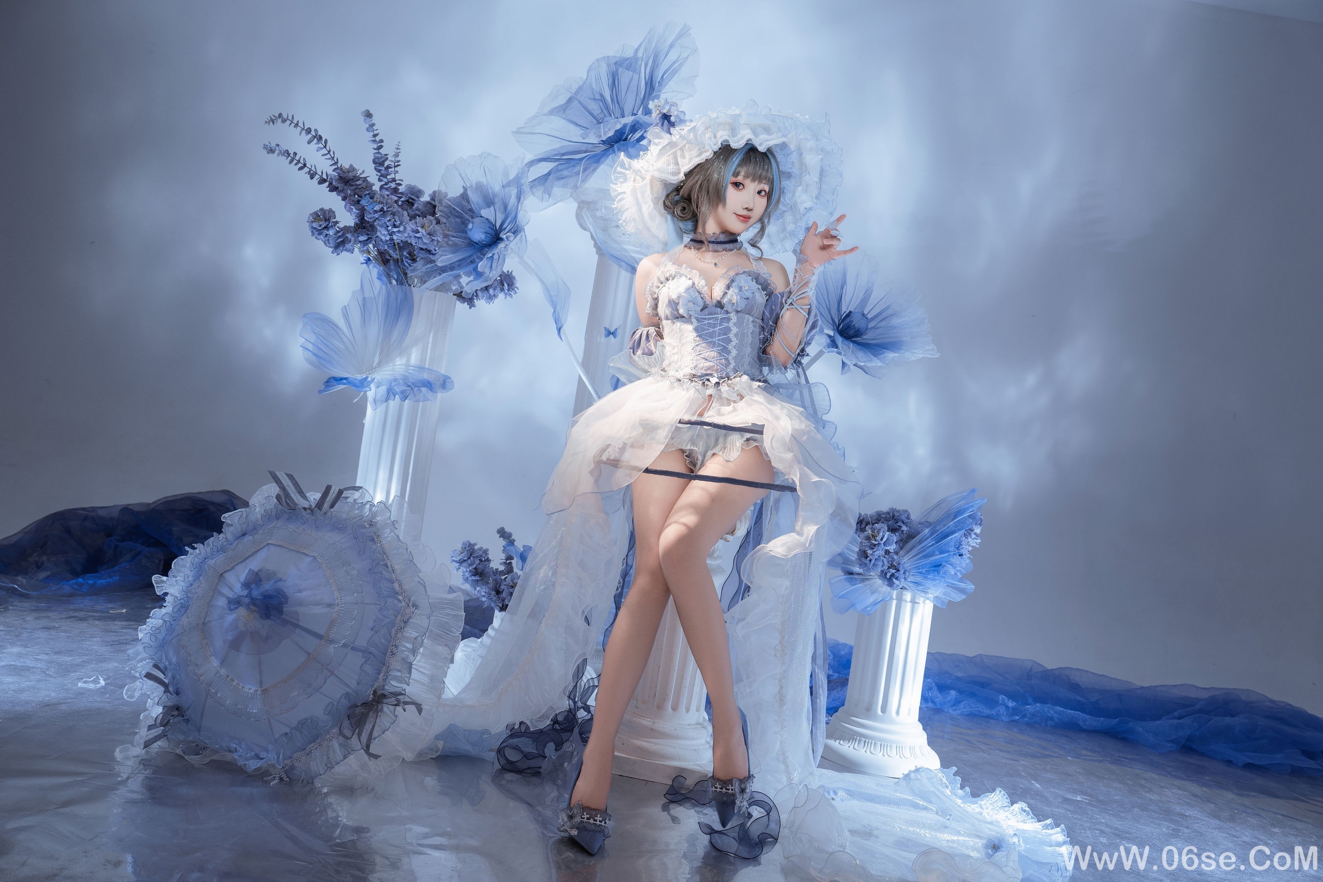 图片[14]-可爱人气Coser 面饼仙儿 – 碧蓝航线 柴郡礼服[21P]-六色网
