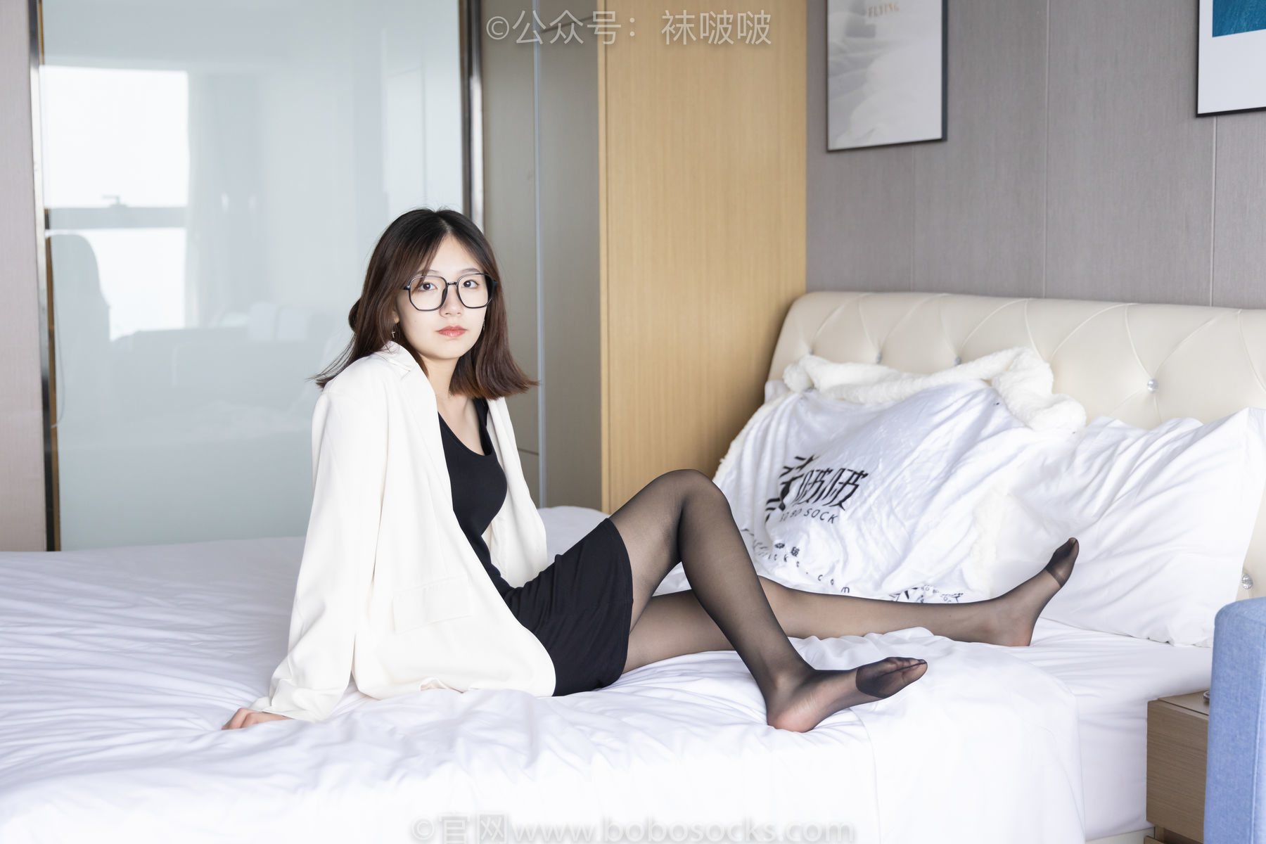 图片[123]-BoBoSocks袜啵啵 No.032 小甜豆-平底鞋、黑丝[140P]-六色网
