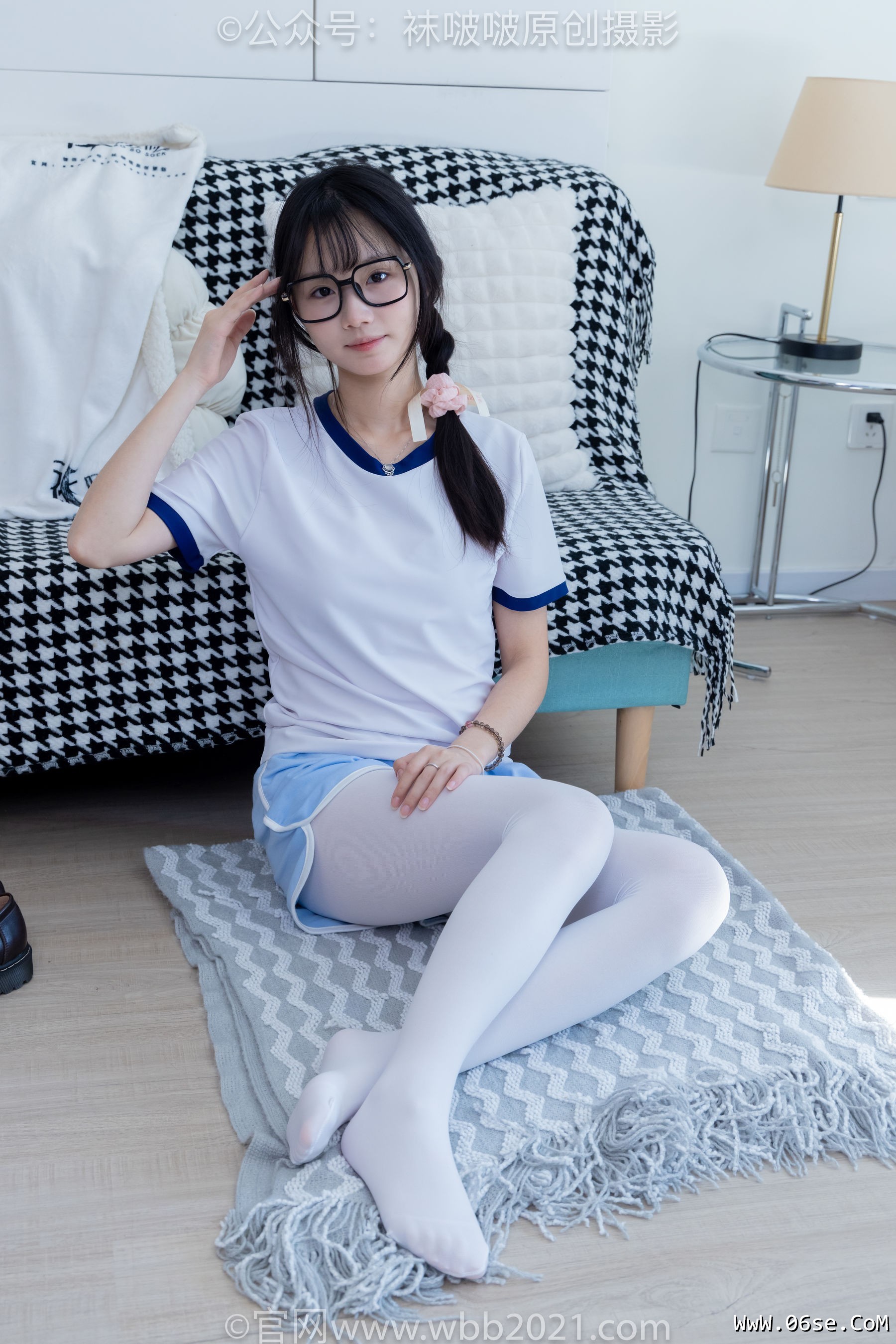 图片[99]-BoBoSocks袜啵啵 No.325 甜甜圈 -皮鞋、厚白丝[145P]-六色网
