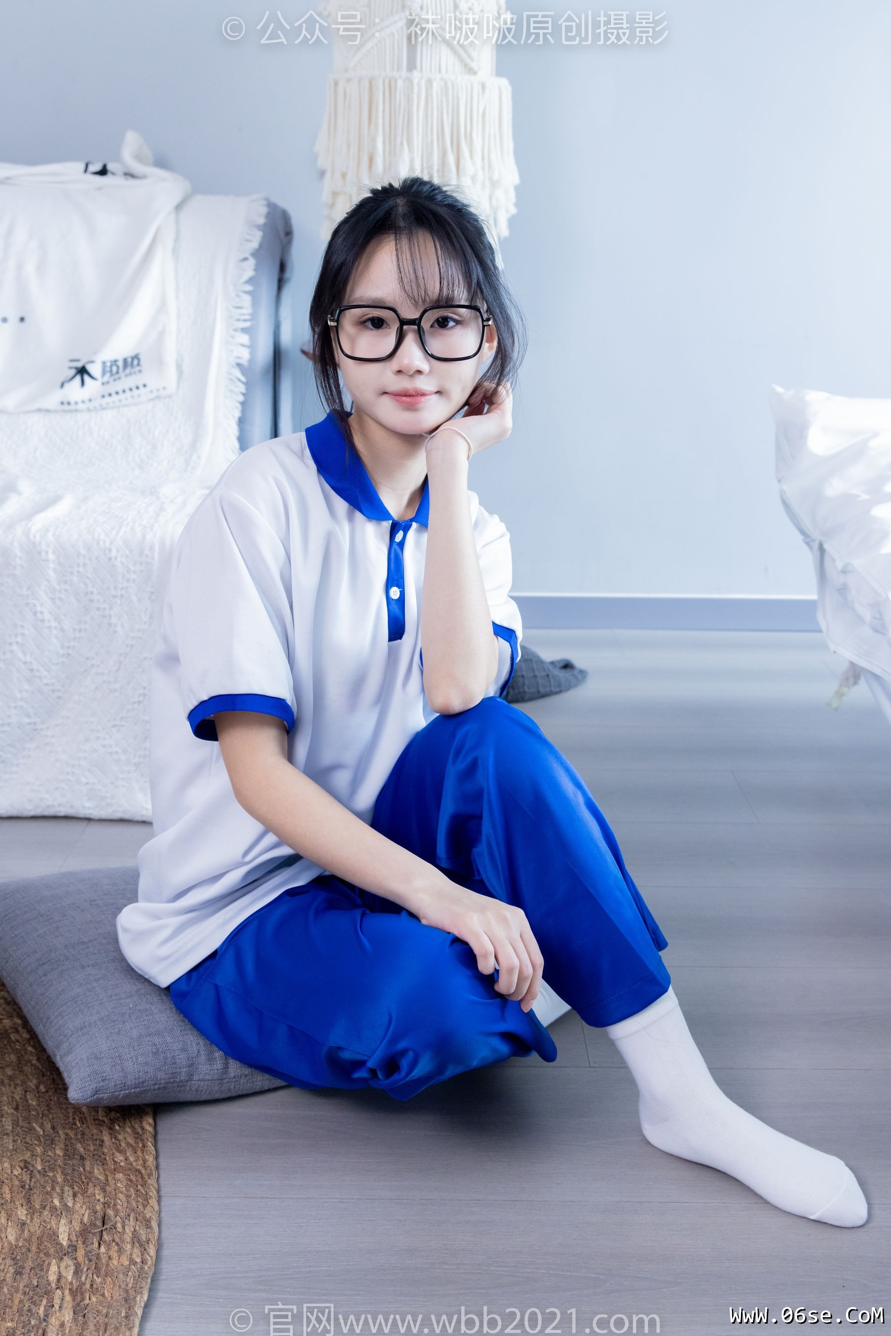 图片[106]-BoBoSocks袜啵啵 No.351 甜甜圈 -板鞋、白棉袜、肉丝、校服裤里丝[150P]-六色网