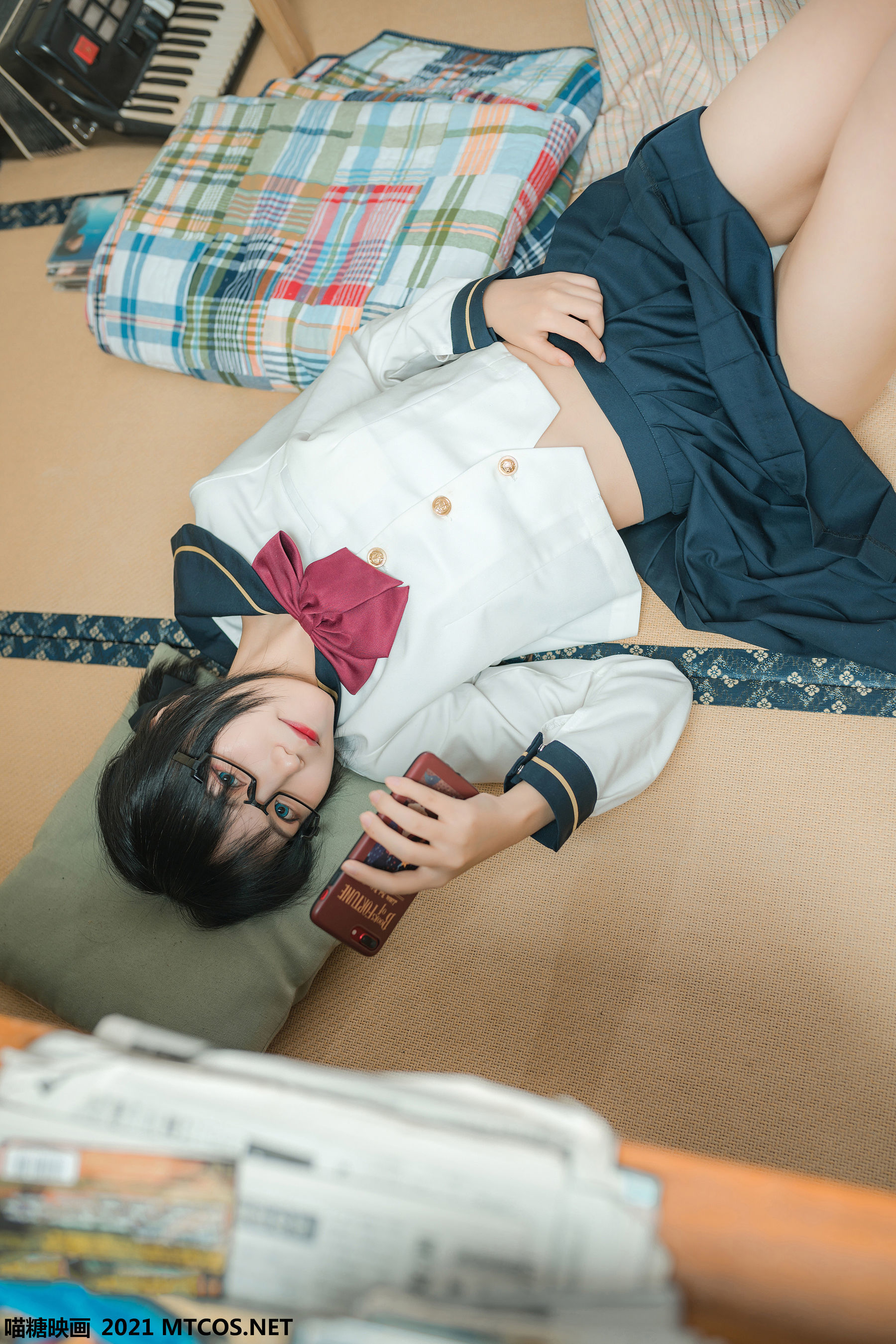 图片[26]-喵糖映画 VOL.459 慵懒的JK [29P]-六色网
