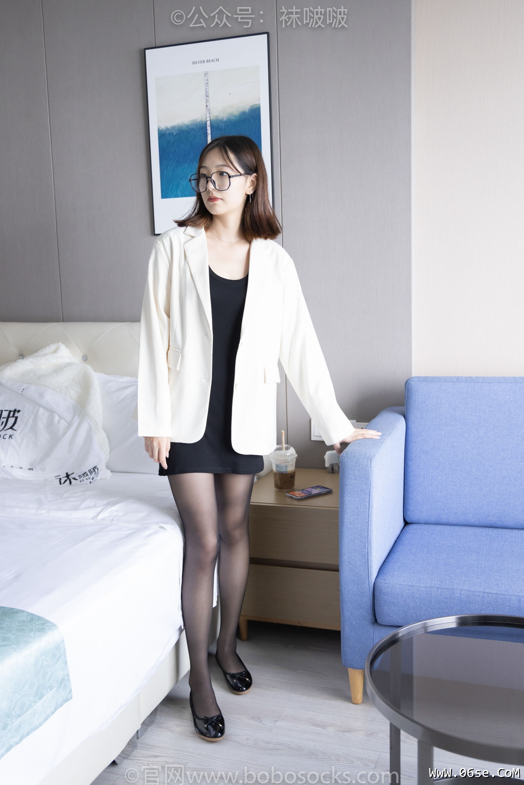 图片[2]-BoBoSocks袜啵啵 No.032 小甜豆-平底鞋、黑丝[140P]-六色网