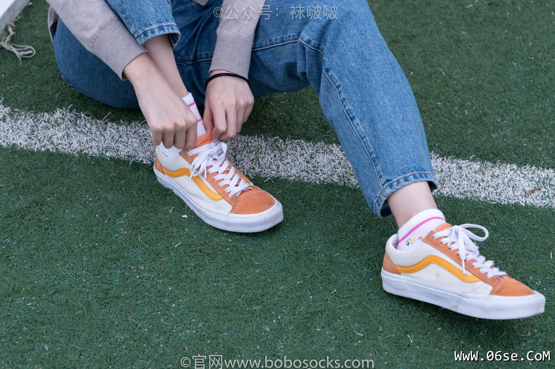图片[114]-BoBoSocks袜啵啵 No.004 泡芙-vans帆布鞋、白棉袜、裸足[127P]-六色网