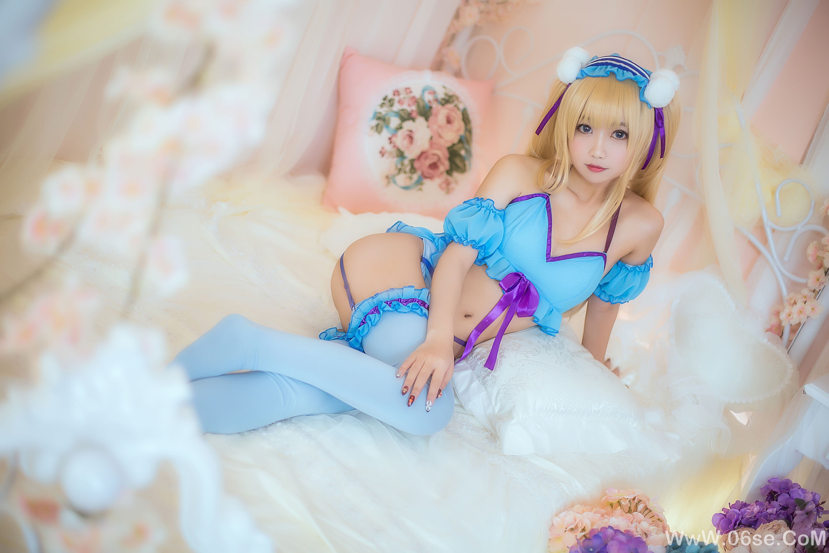 图片[2]-白嫩美少女 鬼畜瑶 – 睡衣[14P]-六色网