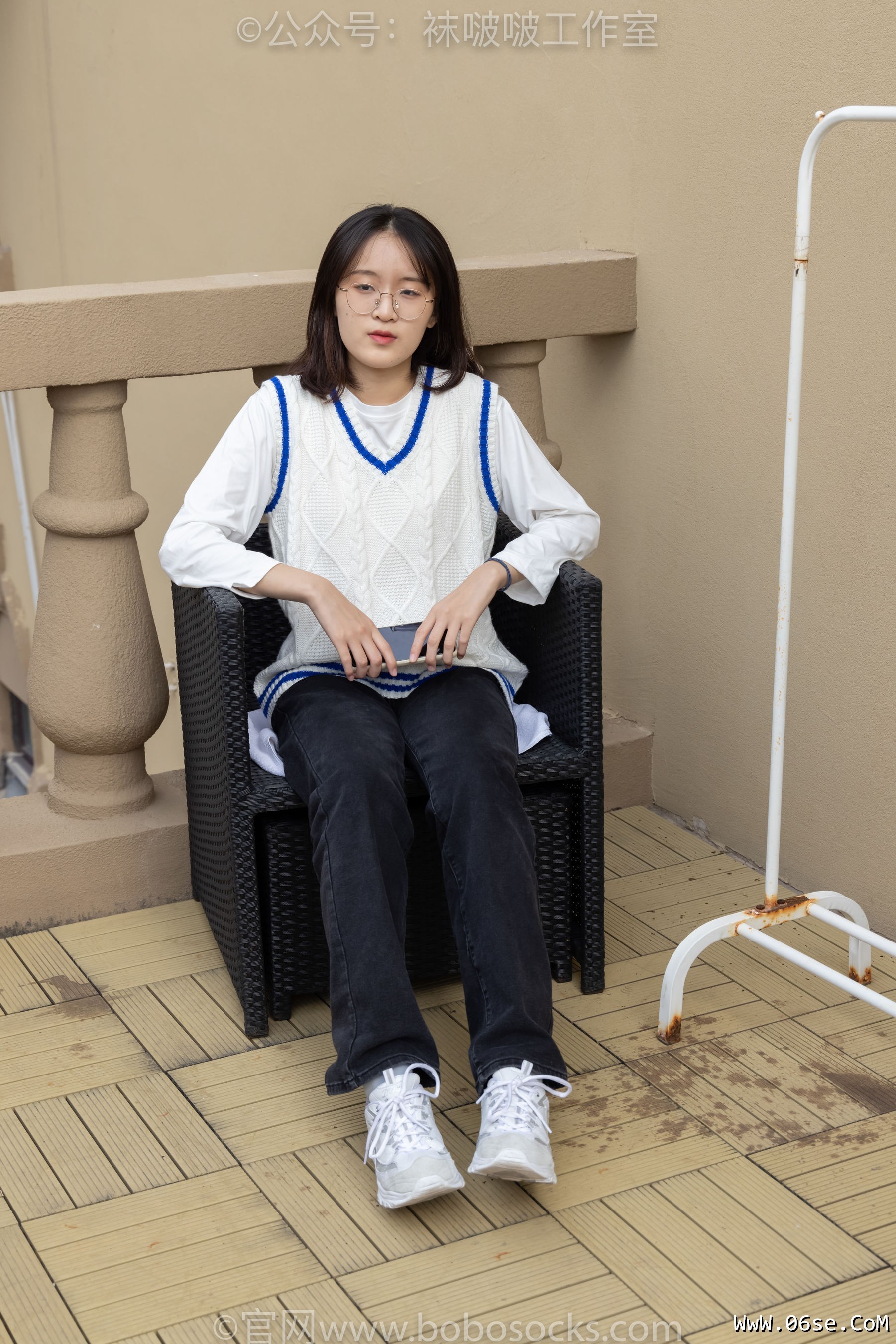 图片[10]-BoBoSocks袜啵啵 积分限定作品007 熊熊-运动鞋、白棉袜、裸足[134P]-六色网