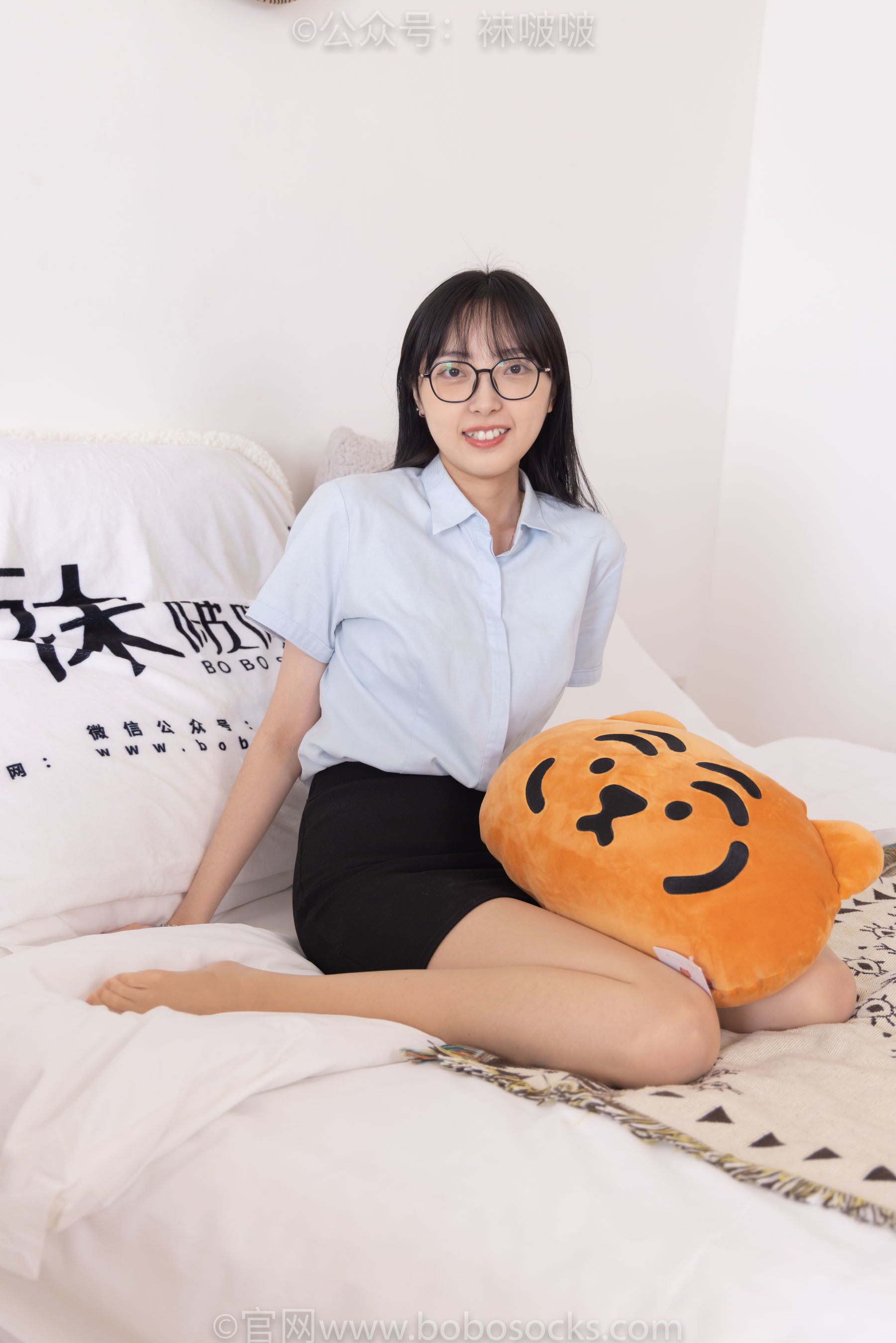 图片[122]-BoBoSocks袜啵啵 No.076 稚予-建行制服、平底鞋、肉丝[134P]-六色网