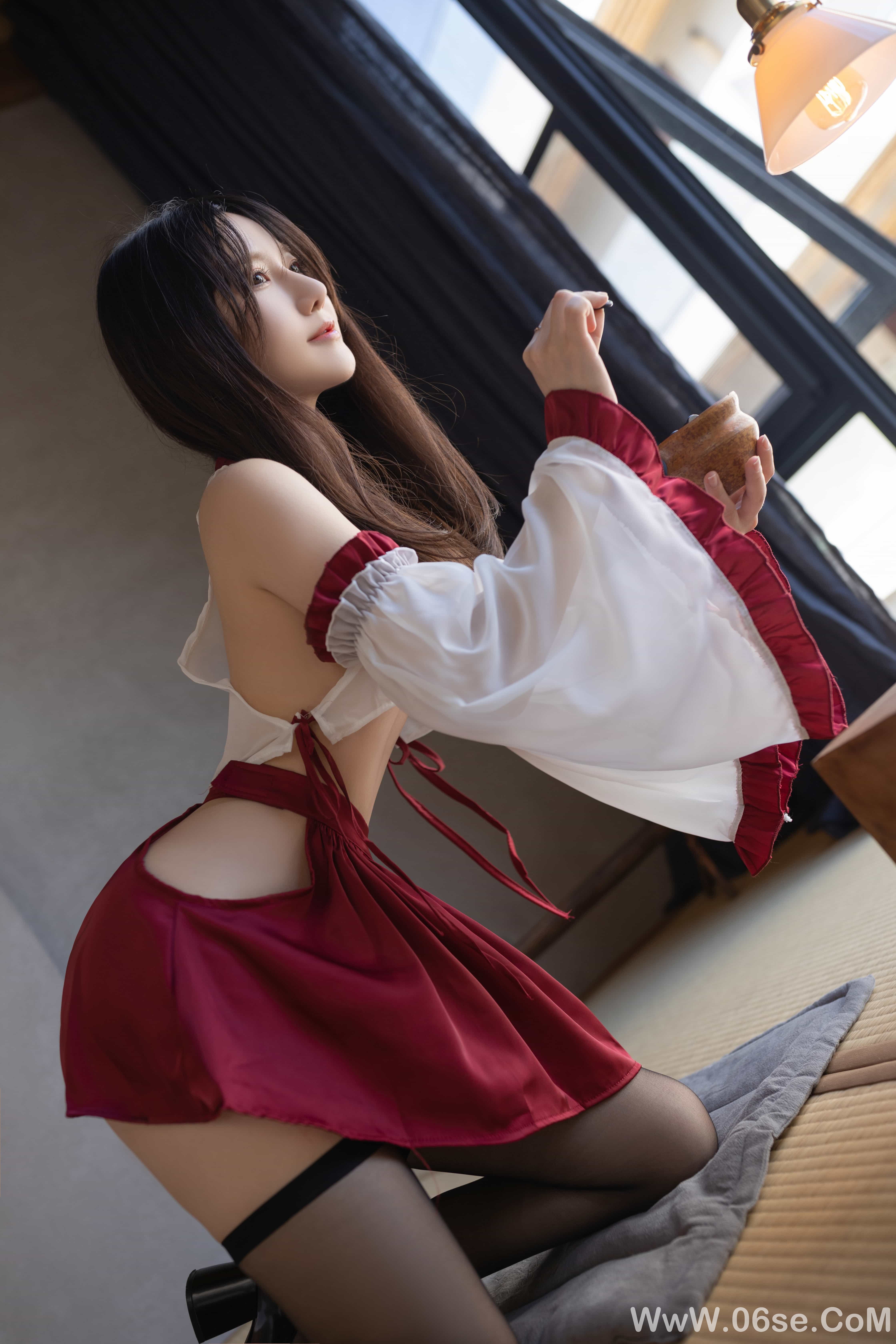 图片[65]-秀人名模鱼子酱Fish内部私购未上架《竹子巫》写真[120P]-六色网