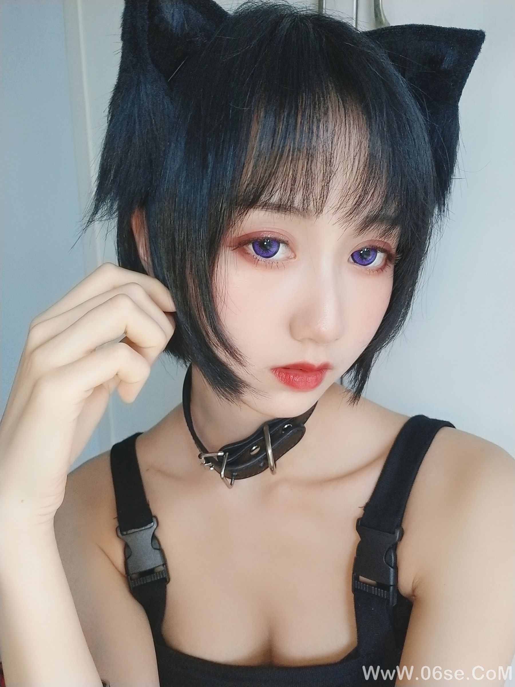 图片[14]-萌系小姐姐木绵绵OwO 不良猫[44P]-六色网