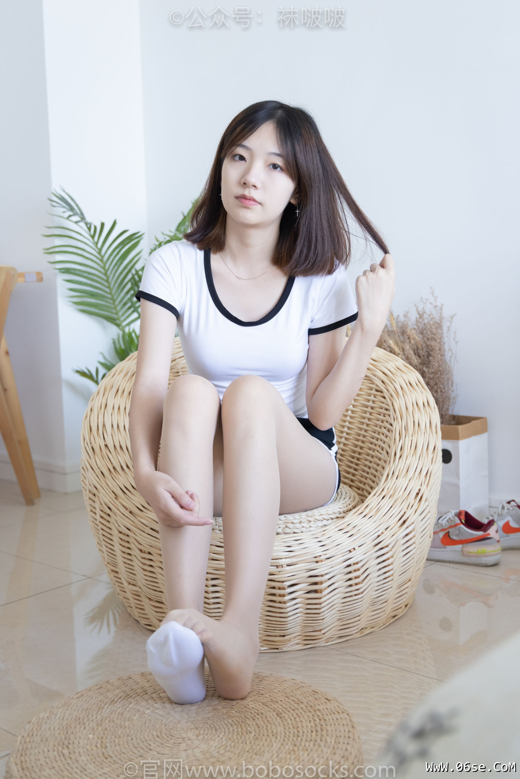 图片[85]-BoBoSocks袜啵啵 No.026 小甜豆-体操服、空军一号、白棉袜、肉丝[149P]-六色网