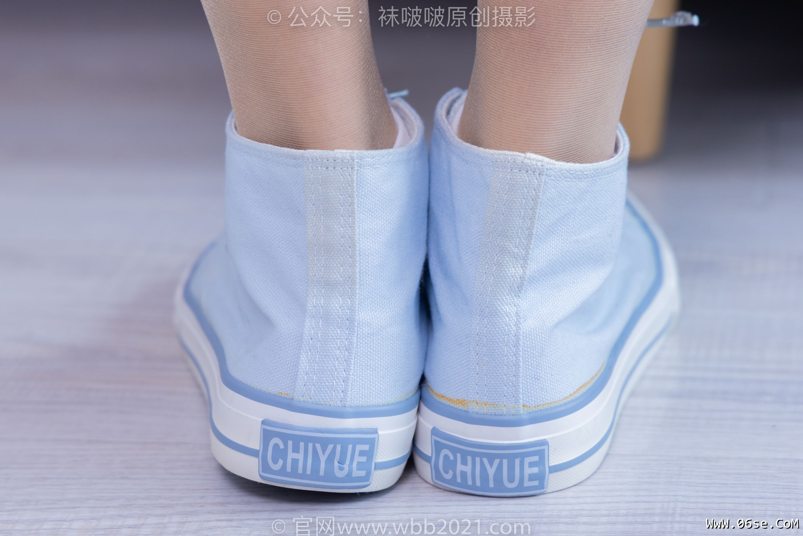 图片[2]-BoBoSocks袜啵啵 No.355 奶油 -板鞋、白棉袜、肉丝[200P]-六色网