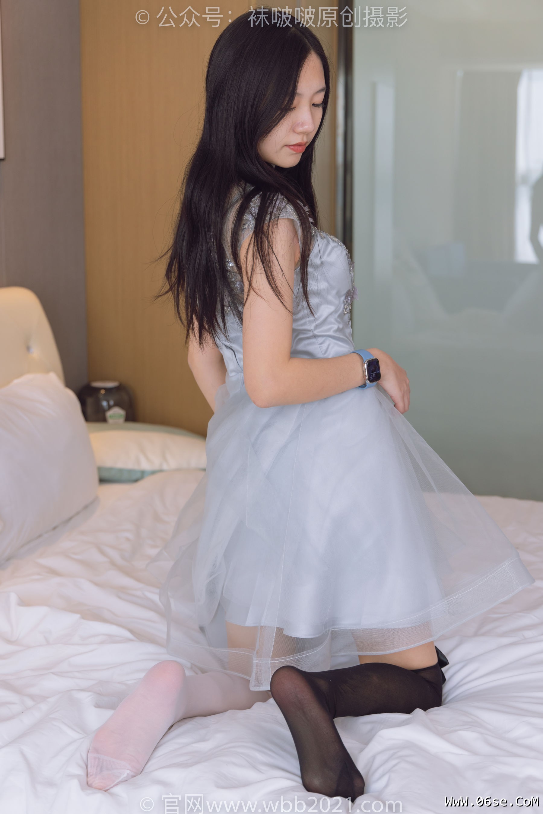 图片[108]-BoBoSocks袜啵啵 No.356 小甜豆 -高跟鞋、黑白丝大腿袜[150P]-六色网