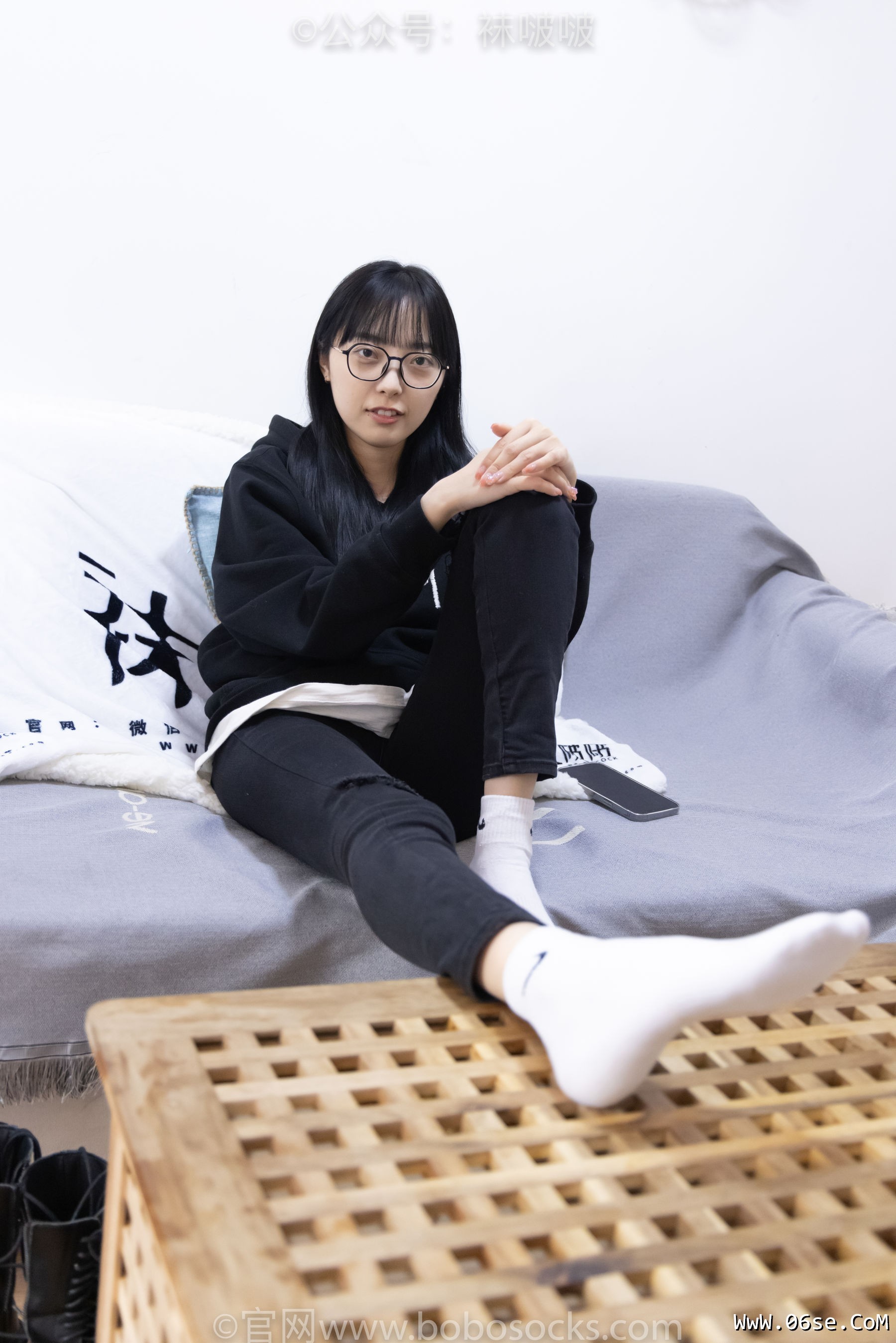 图片[64]-BoBoSocks袜啵啵 No.061 稚予-短靴、白棉袜、裸足[145P]-六色网
