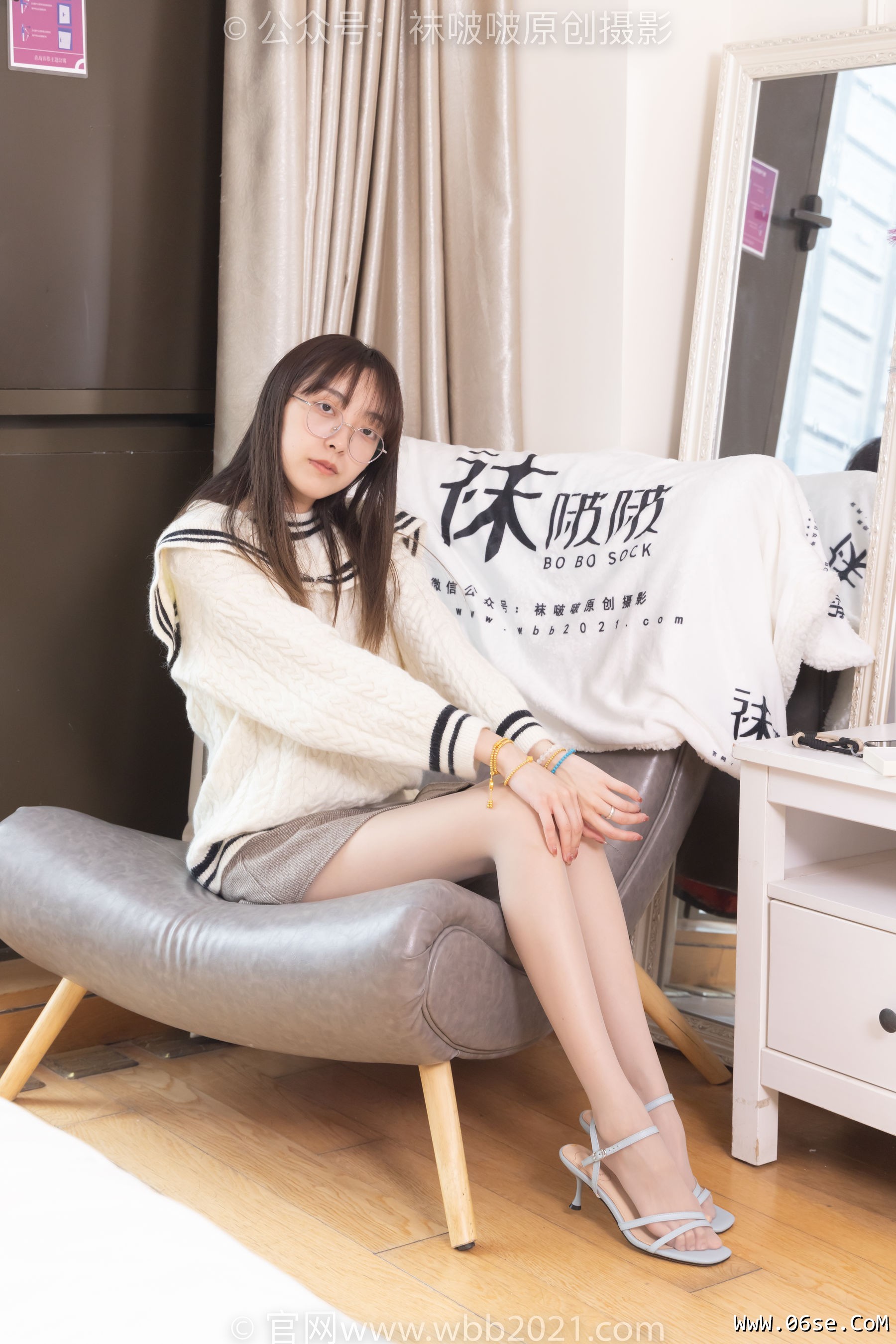 图片[61]-BoBoSocks袜啵啵 No.361 稚予 -高跟凉鞋、平底鞋、超薄黑丝、灰丝[160P]-六色网
