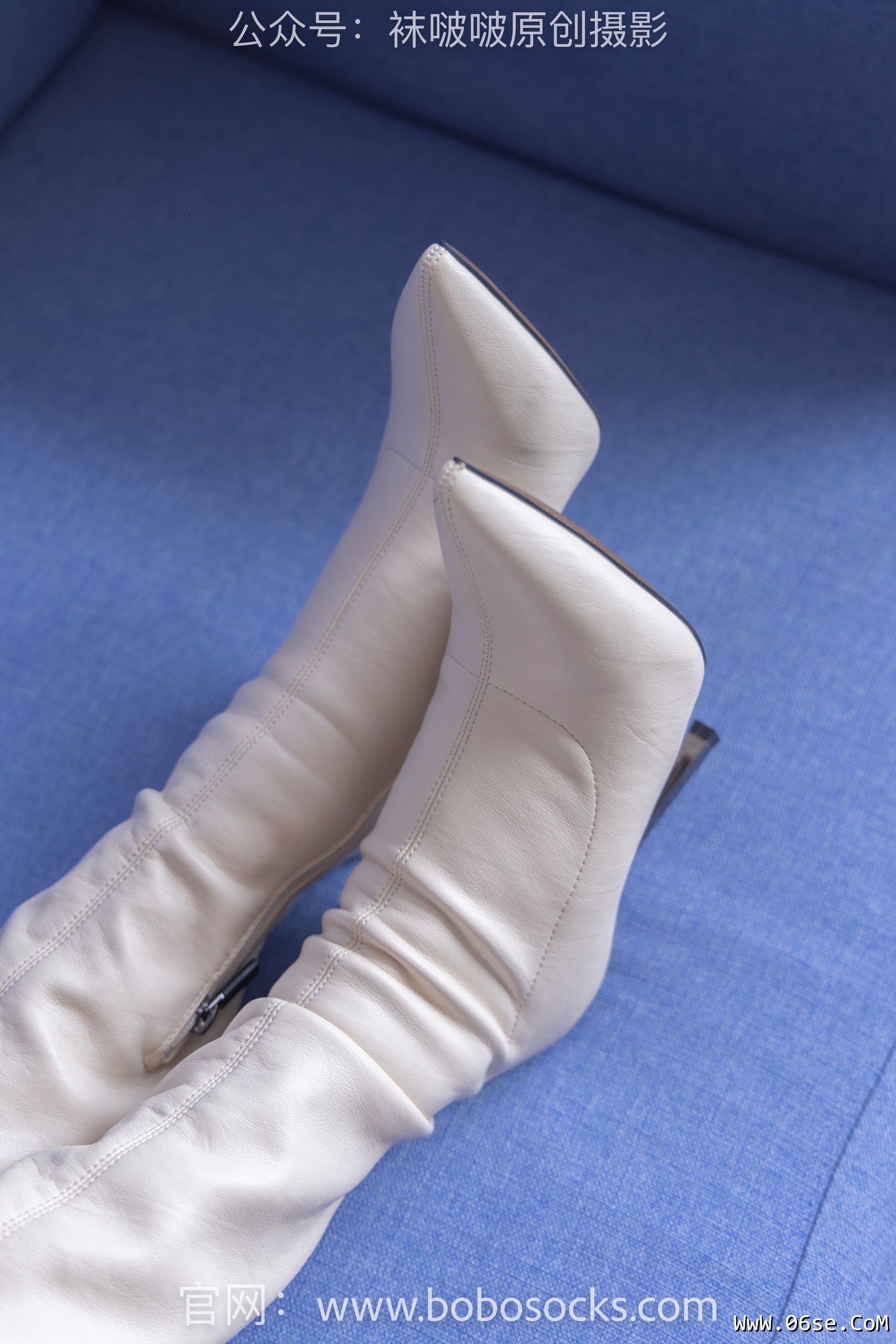 图片[120]-BoBoSocks袜啵啵 No.136 小甜豆-高跟长靴、白棉袜、裸足[200P]-六色网