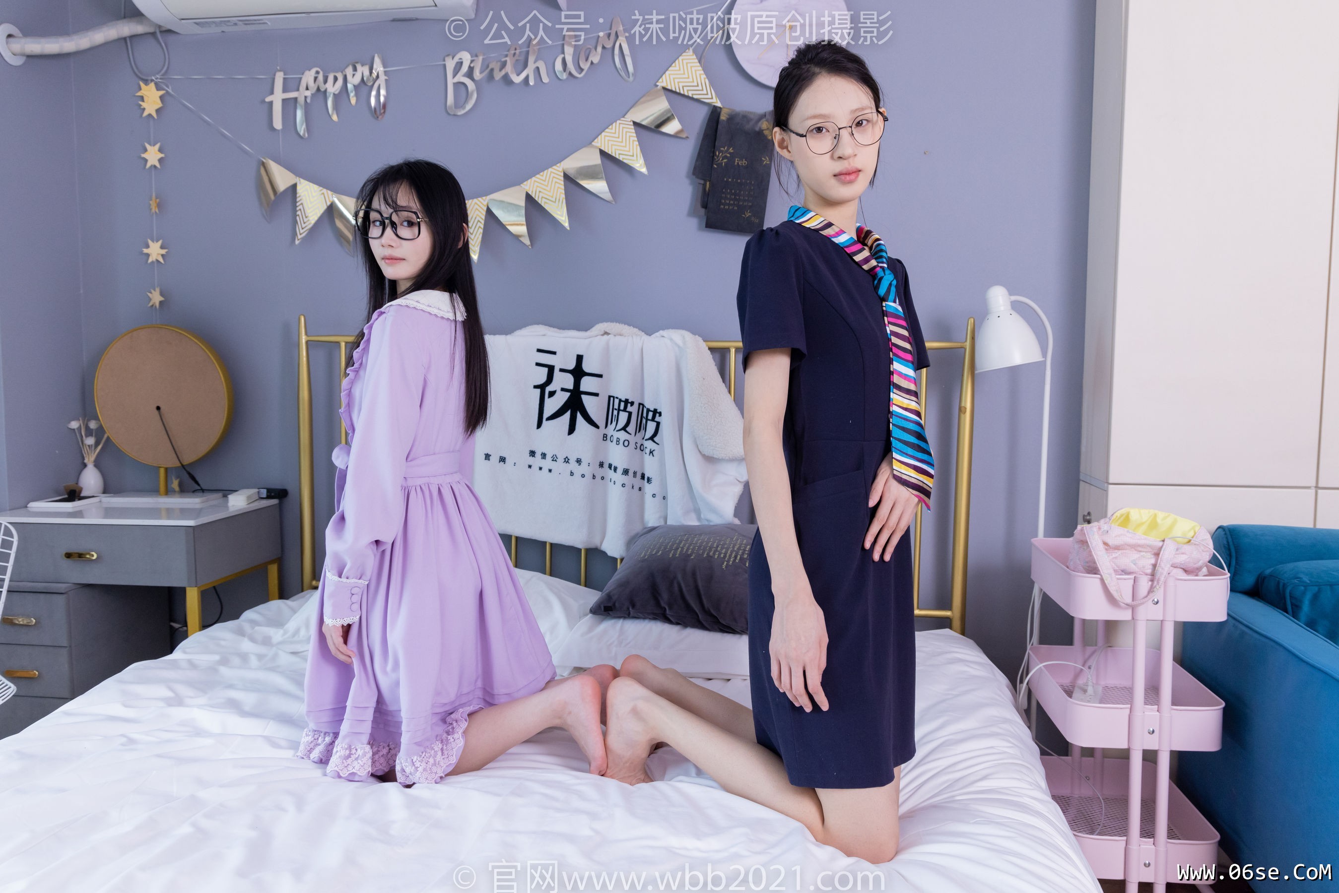 图片[19]-BoBoSocks袜啵啵 No.384 雪糕&甜甜圈 -两双高跟凉鞋、黑丝、白丝、裸足[183P]-六色网