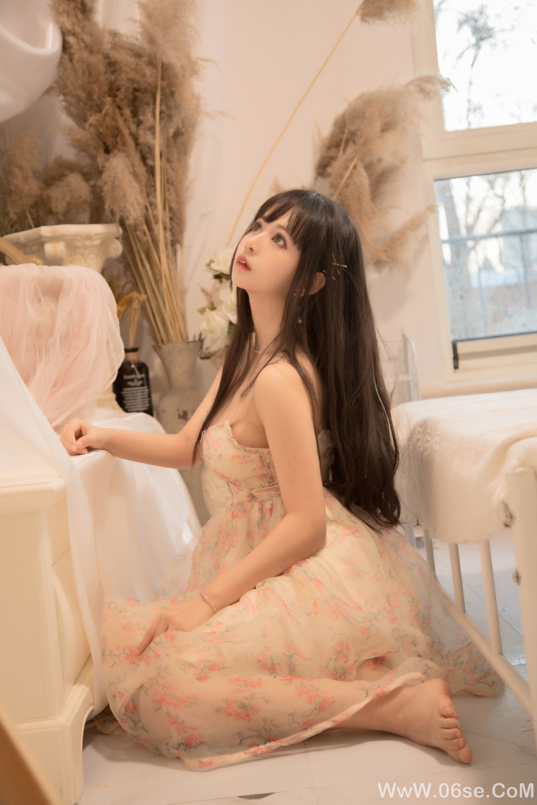 图片[18]-大眼萌妹黑猫猫OvO good morning + good night[24P]-六色网