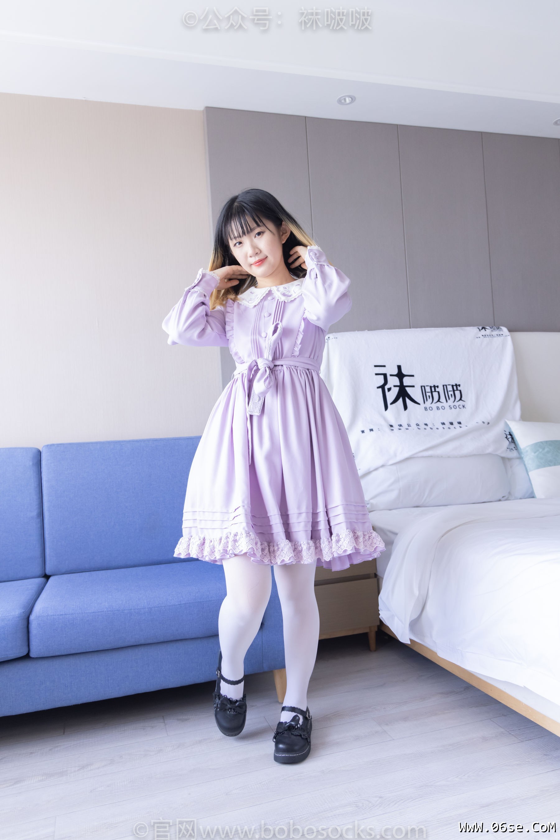 图片[18]-BoBoSocks袜啵啵 No.079 砂糖-皮鞋、厚白丝[140P]-六色网