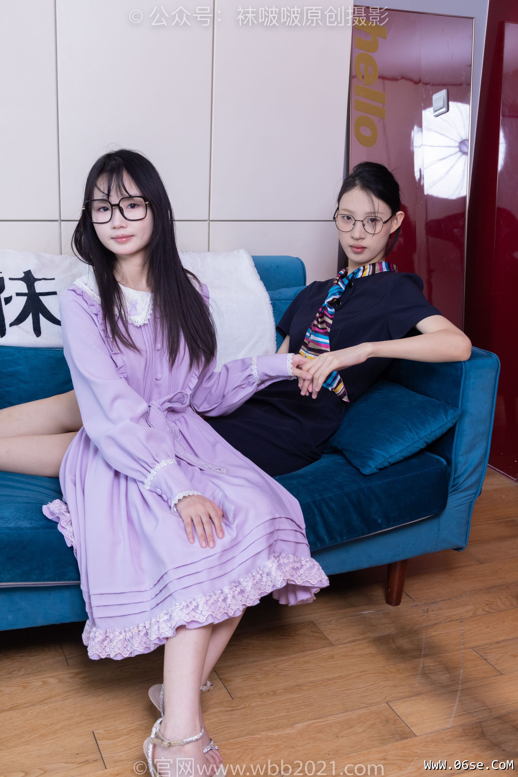 图片[13]-BoBoSocks袜啵啵 No.384 雪糕&甜甜圈 -两双高跟凉鞋、黑丝、白丝、裸足[183P]-六色网