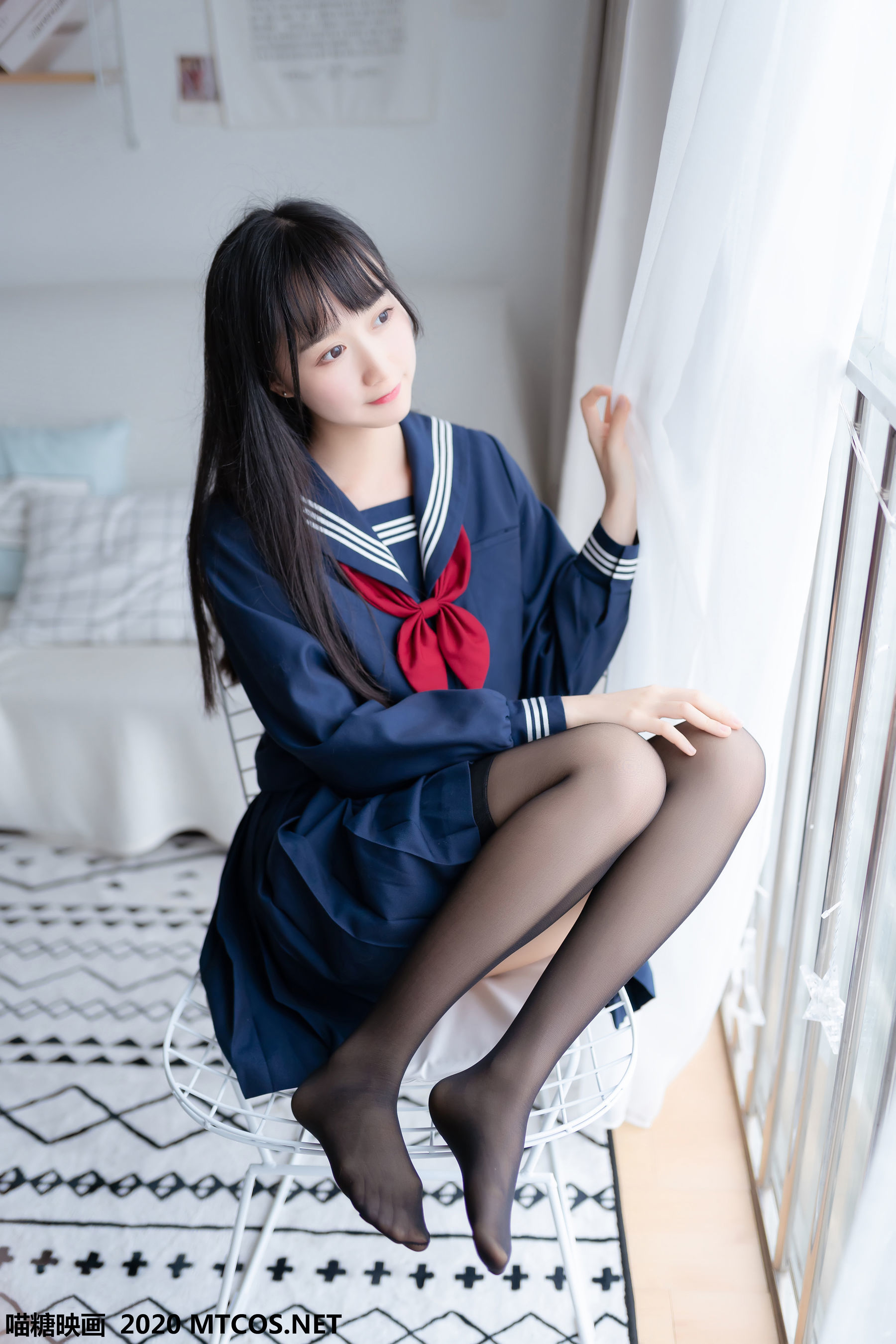 图片[19]-[喵糖映画] JKL.005 水手JK制服 [42P]-六色网