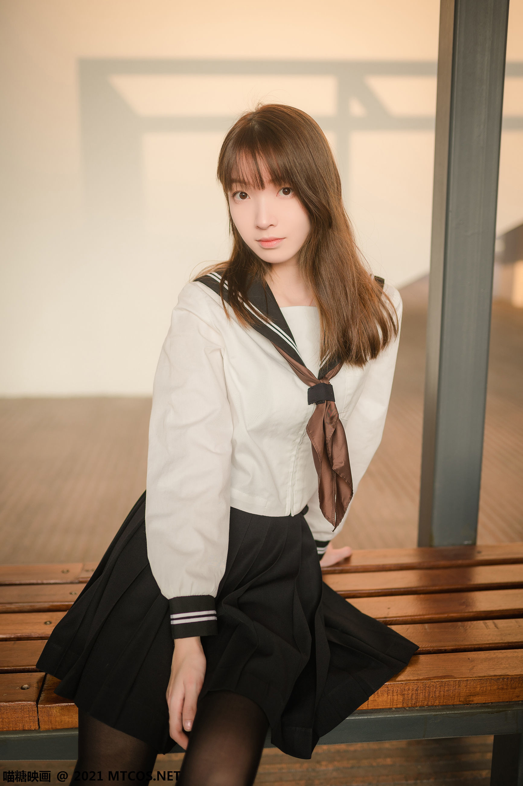 图片[32]-喵糖映画 VOL.409 黄昏下的JK [33P]-六色网