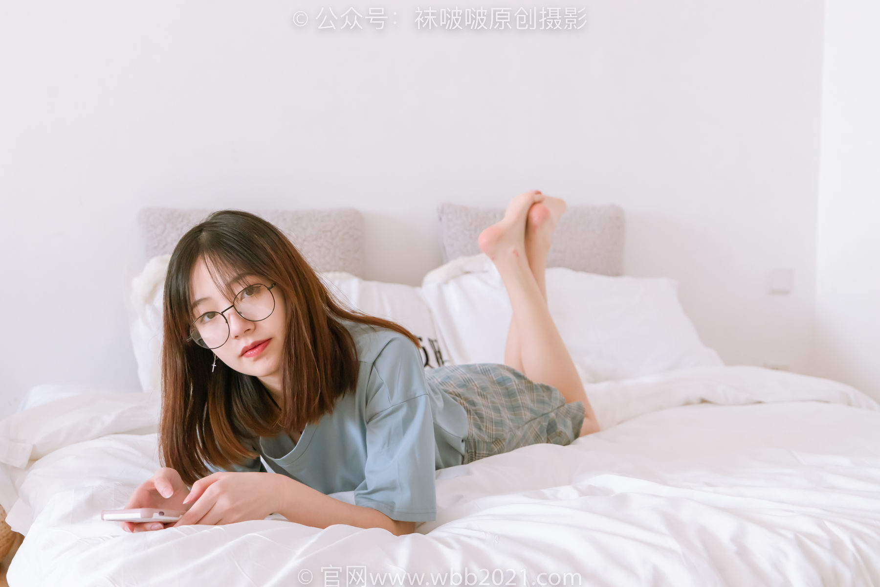 图片[21]-BoBoSocks袜啵啵 No.239 小甜豆-棉拖鞋、灰丝、裸足[140P]-六色网
