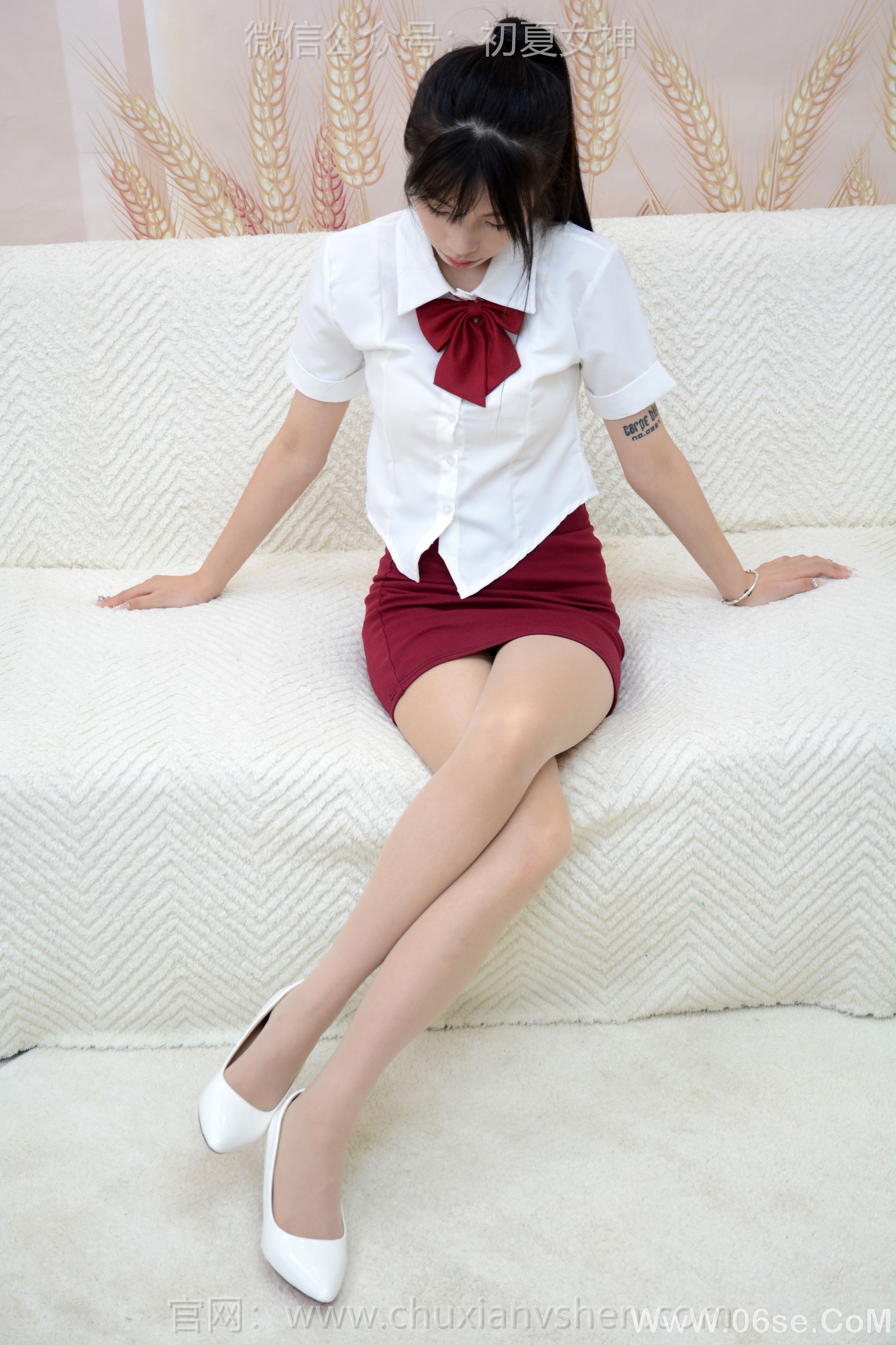 图片[52]-初夏女神 No.251 番茄 学院小御[100P]-六色网