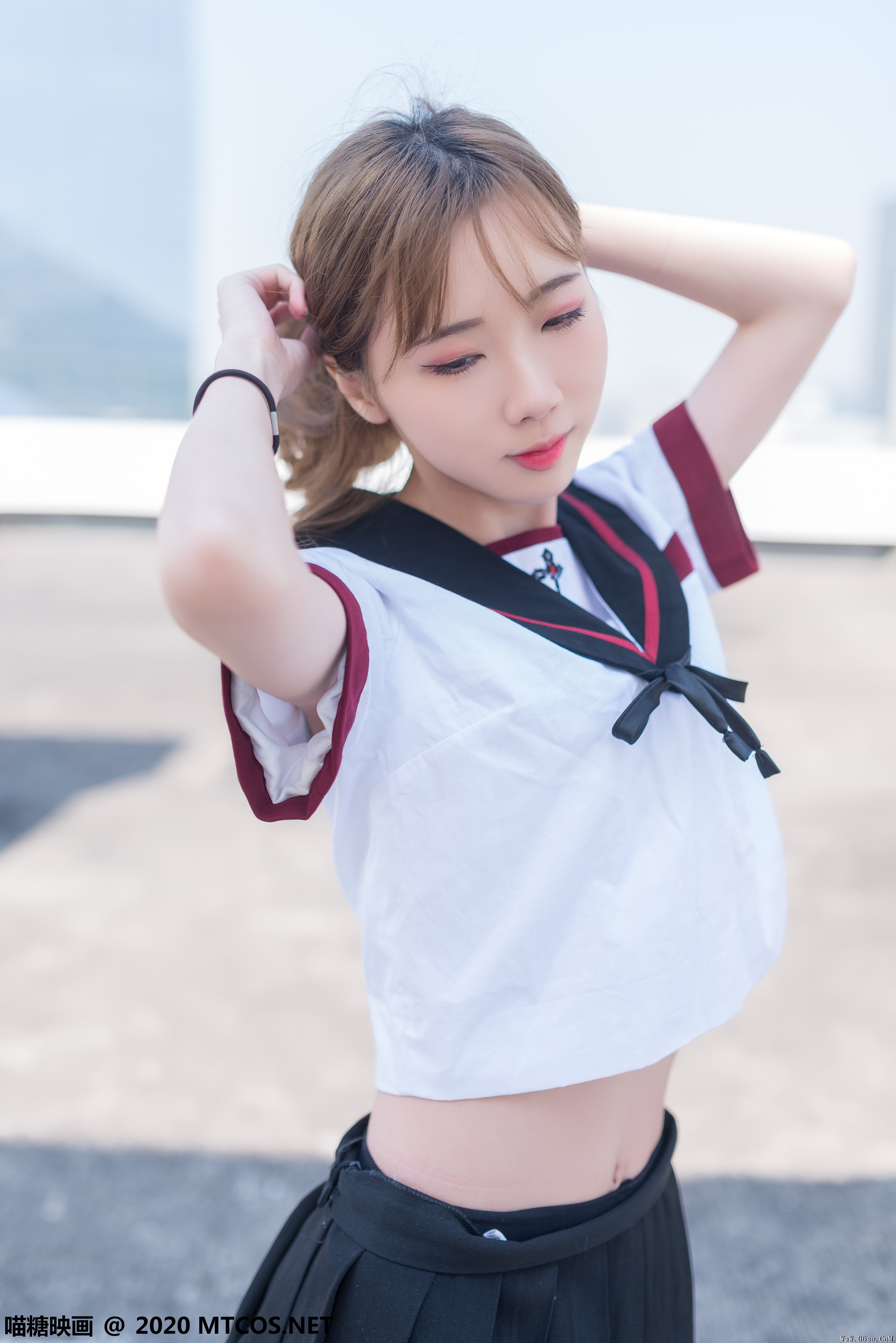 图片[31]-喵糖映画 VOL.322 天台少女[46P／324MB]-六色网