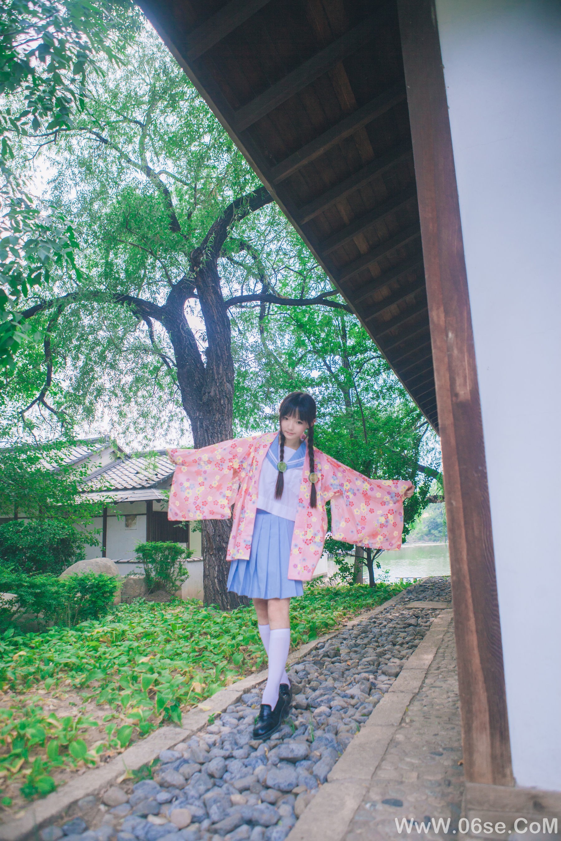 图片[3]-可爱妹妹樱群 和服[17P]-六色网