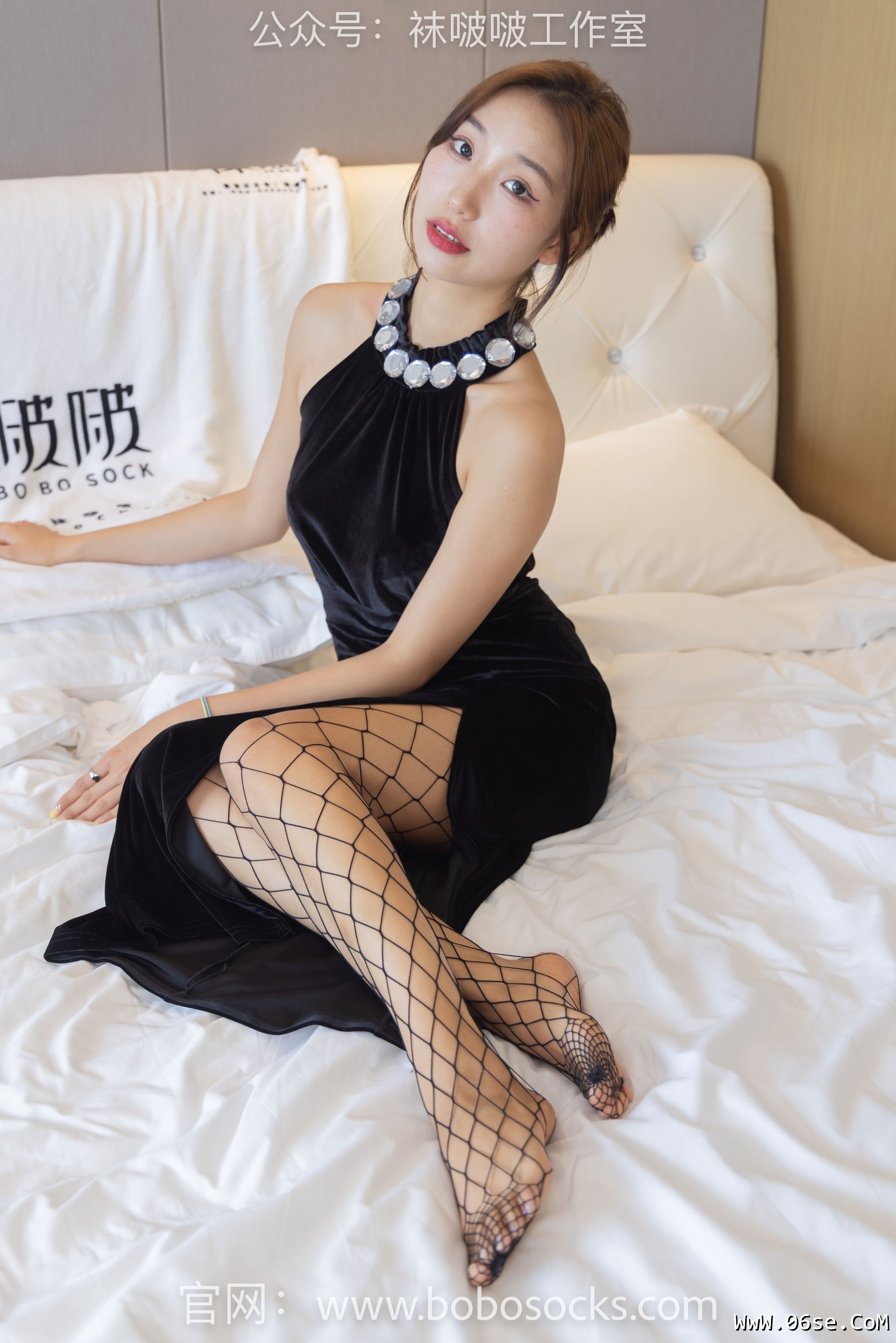 图片[117]-BoBoSocks袜啵啵 No.113 果果-高跟鞋、黑色网袜[141P]-六色网