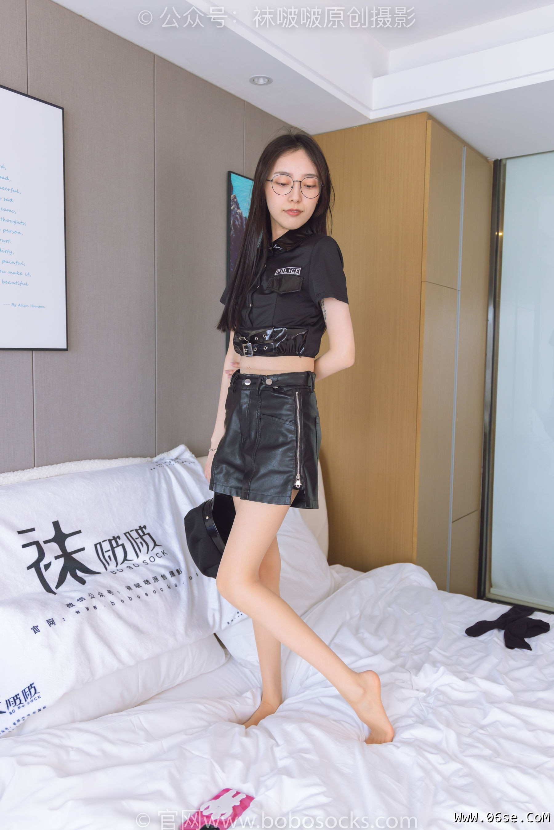 图片[40]-BoBoSocks袜啵啵 No.198 稚予-皮鞋、黑色小腿袜、高跟鞋、肉丝[138P]-六色网