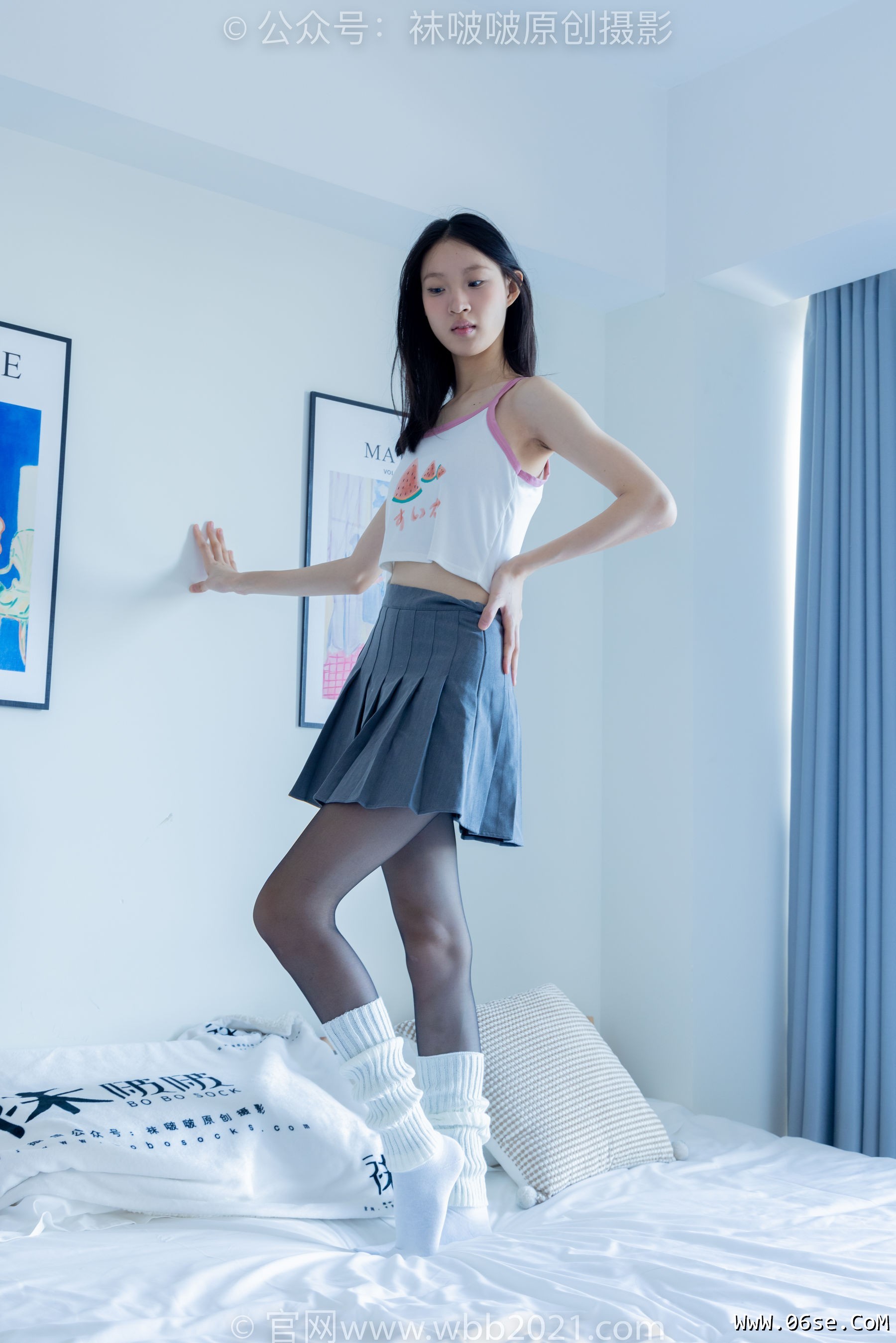 图片[117]-BoBoSocks袜啵啵 No.333 雪糕 -板鞋、白棉袜、黑丝、堆堆袜套[140P]-六色网