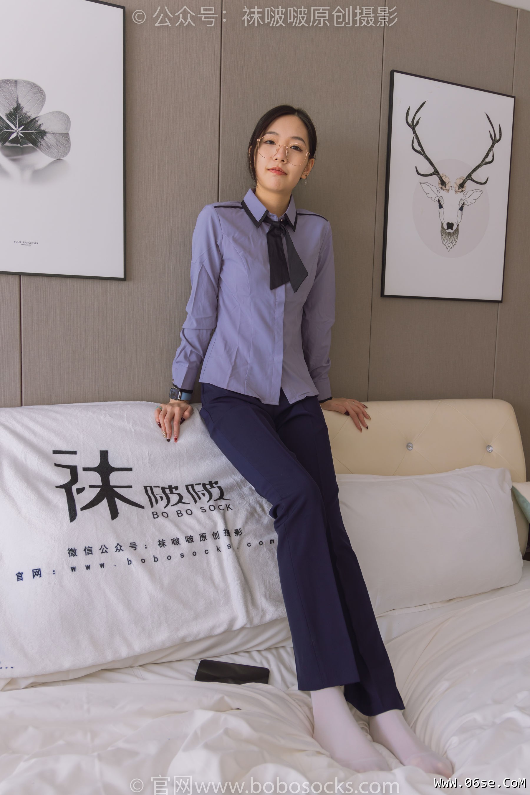 图片[18]-BoBoSocks袜啵啵 No.178 小甜豆-高跟鞋、厚白丝、ol风裤里丝[140P]-六色网